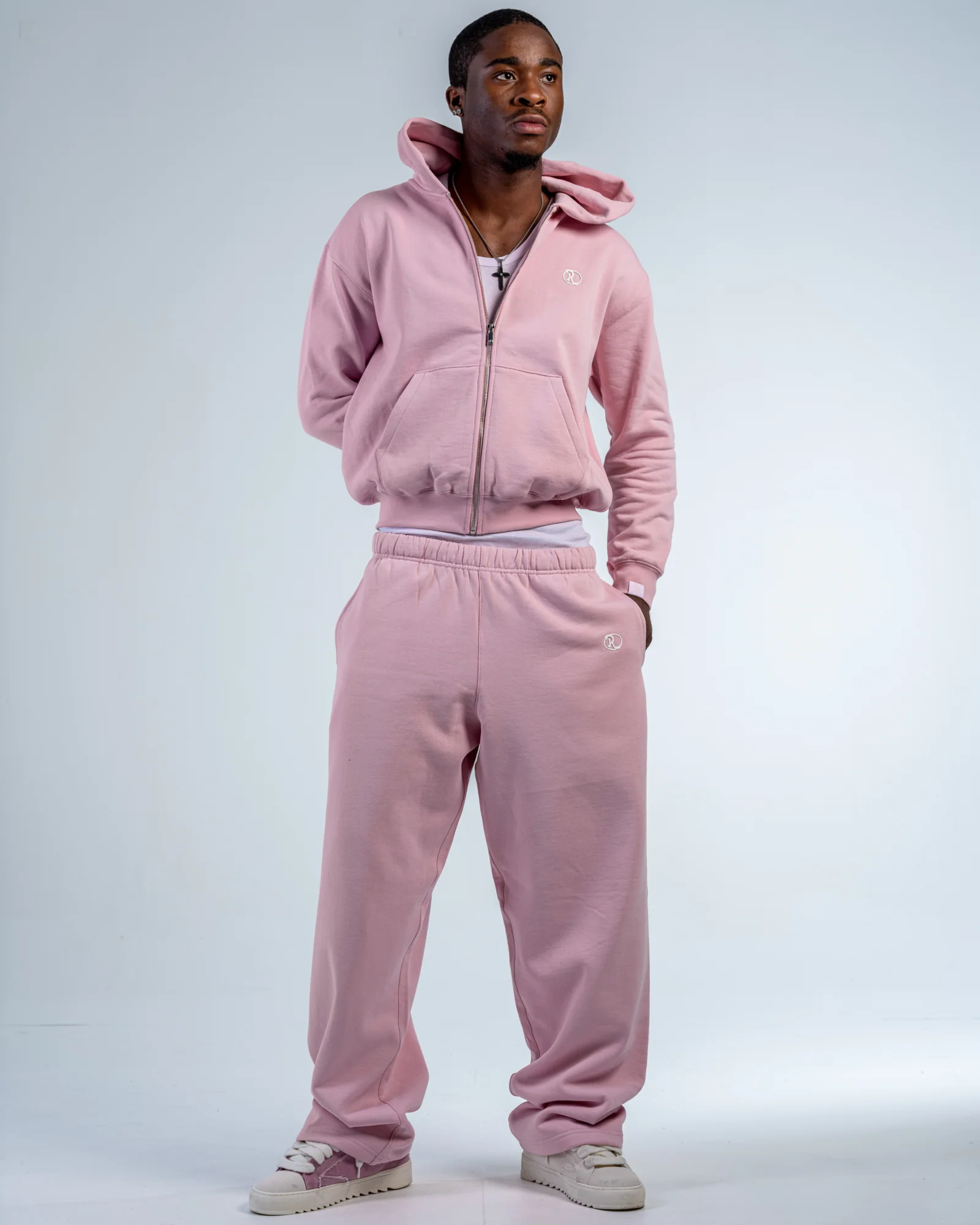 BAGGY JOGGERS PANTS [BABY PINK]