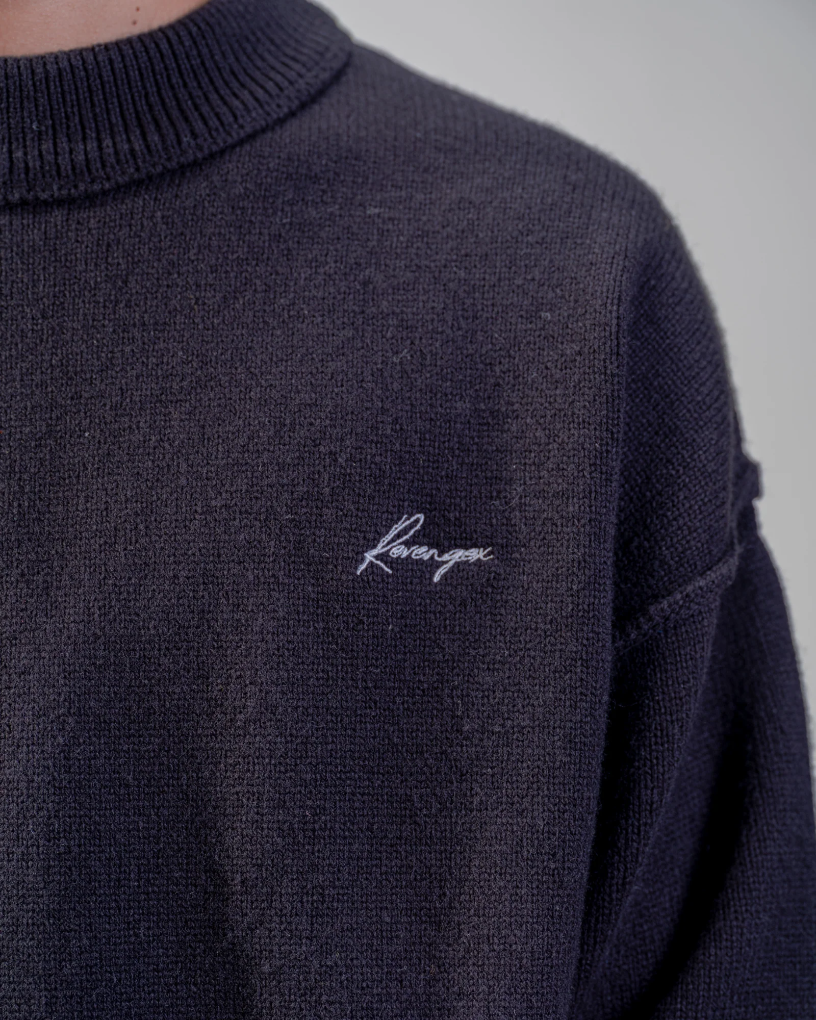 KNIT SWEATER [BLACK]