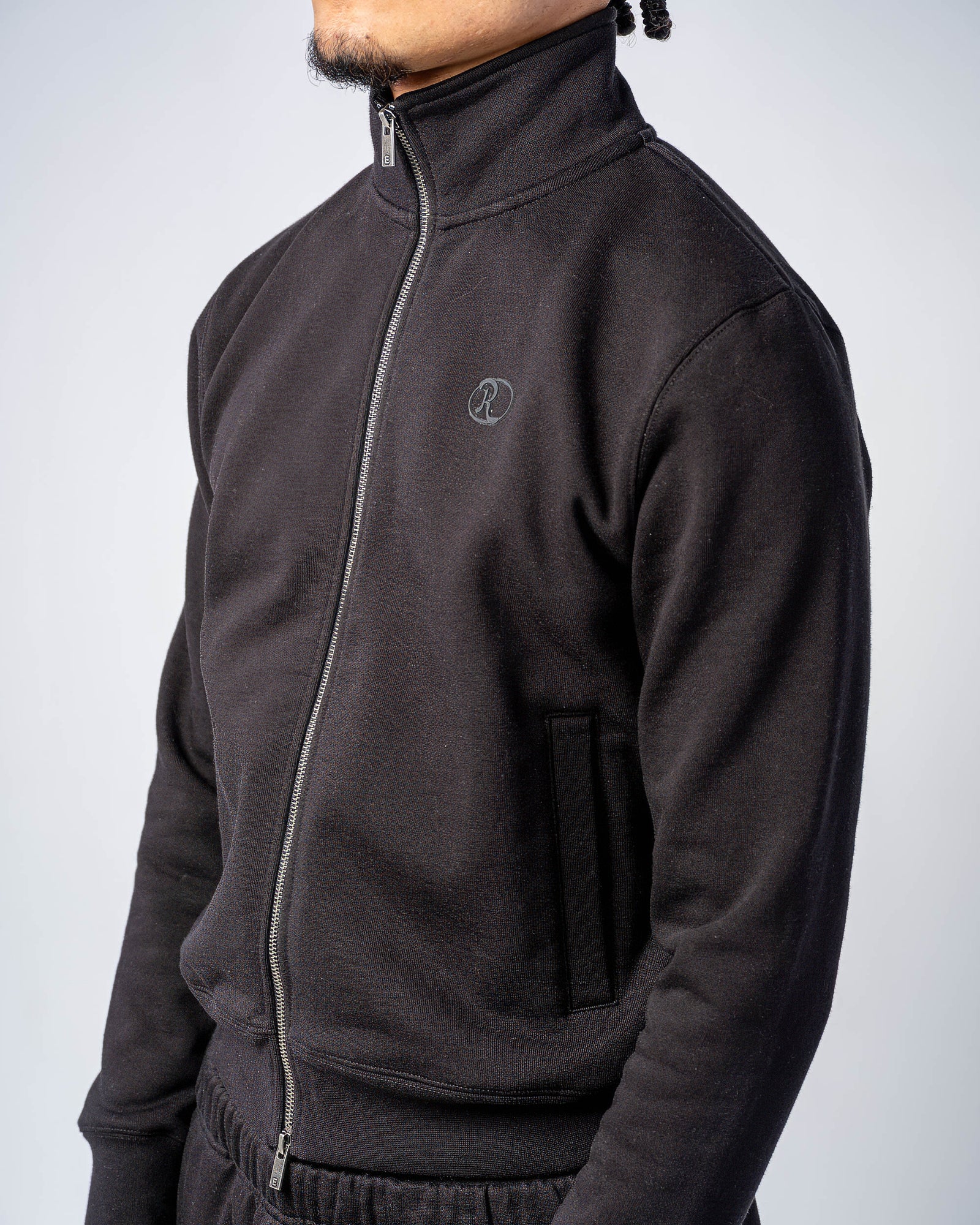 DOUBLE ZIP JACKET [BLACK]