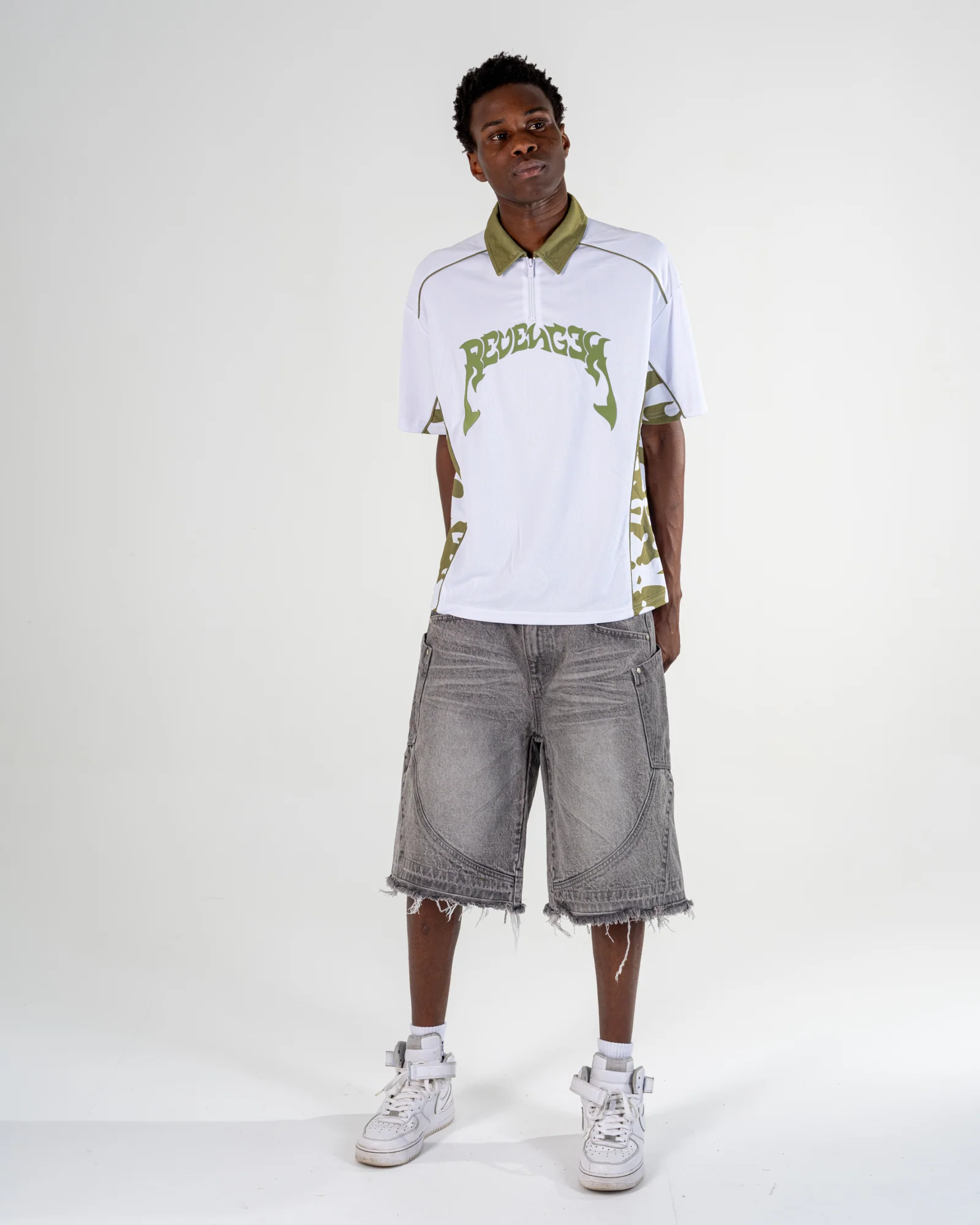 CAMO POLO SHIRT [GREEN]