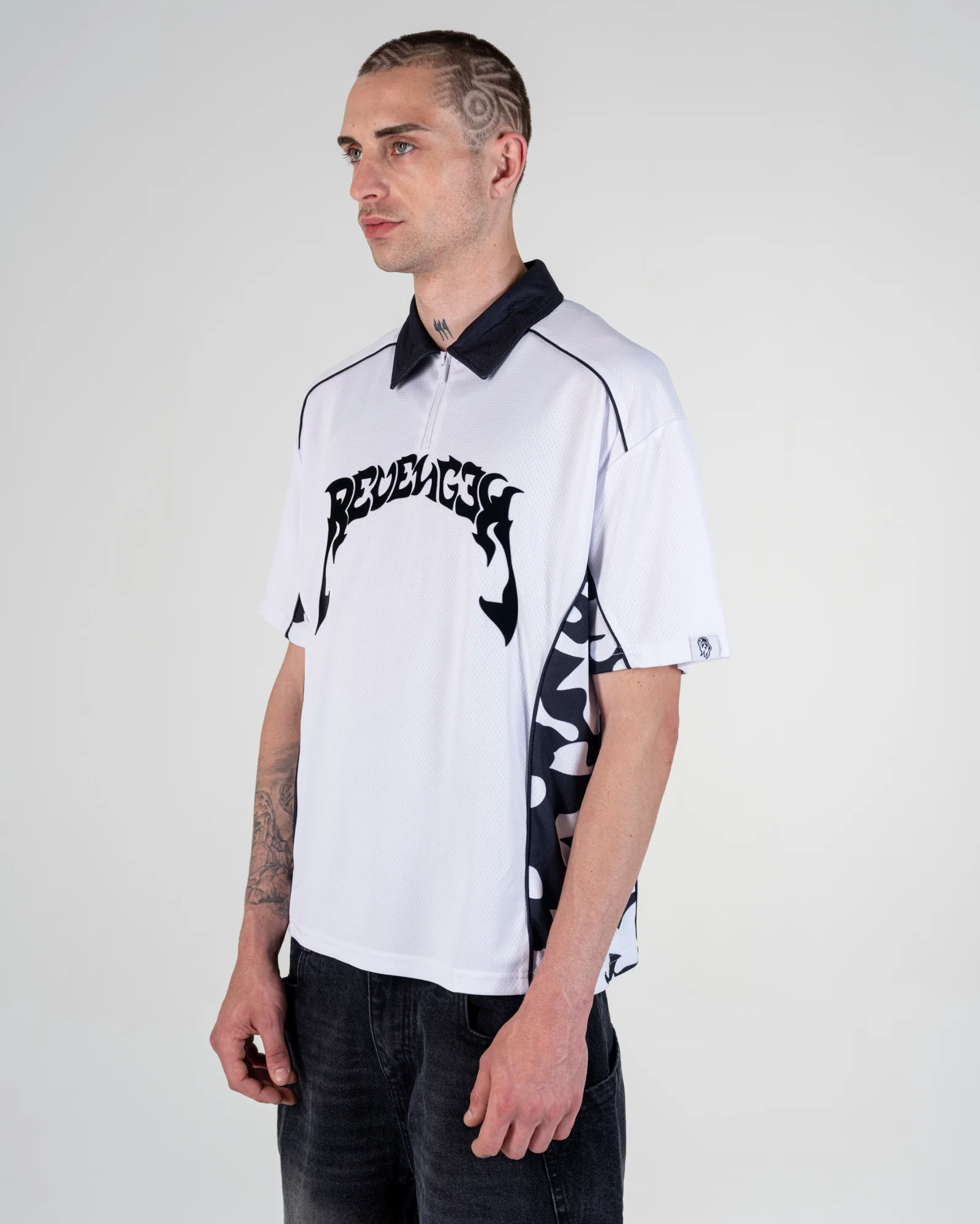 CAMO POLO SHIRT [BLACK]