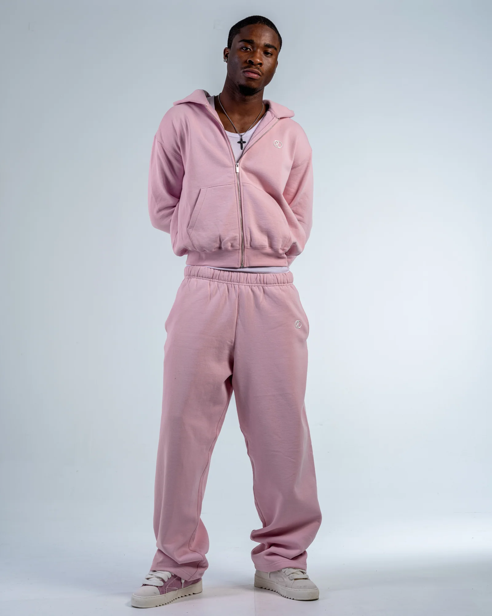 BAGGY JOGGERS PANTS [BABY PINK]
