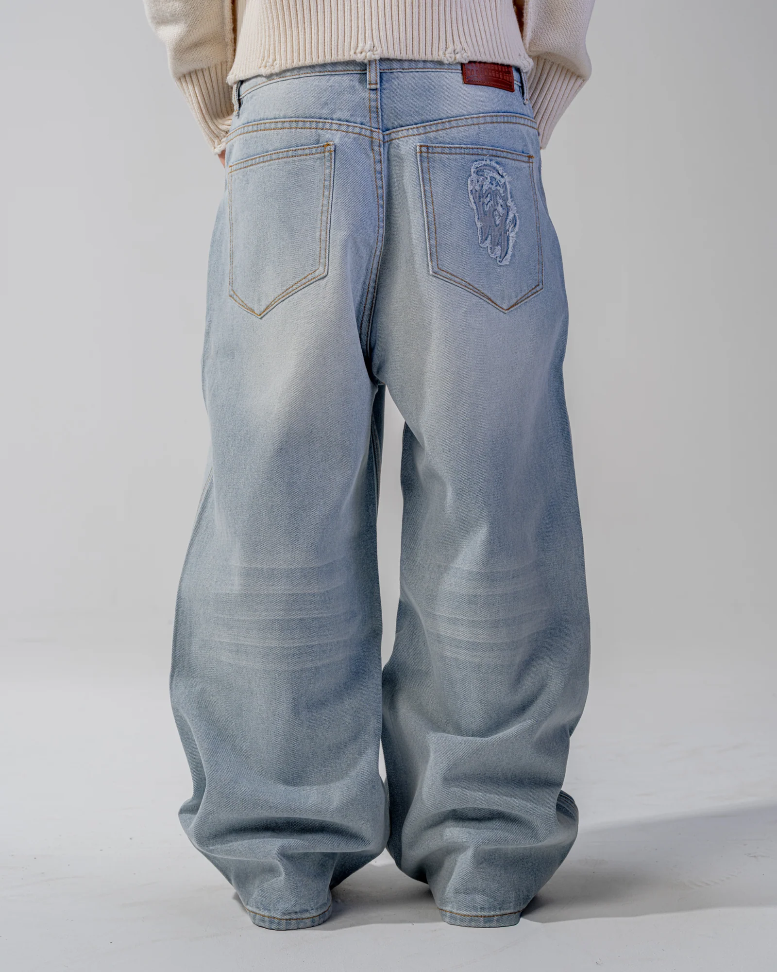 BAGGY FIT JEANS [BLUE]