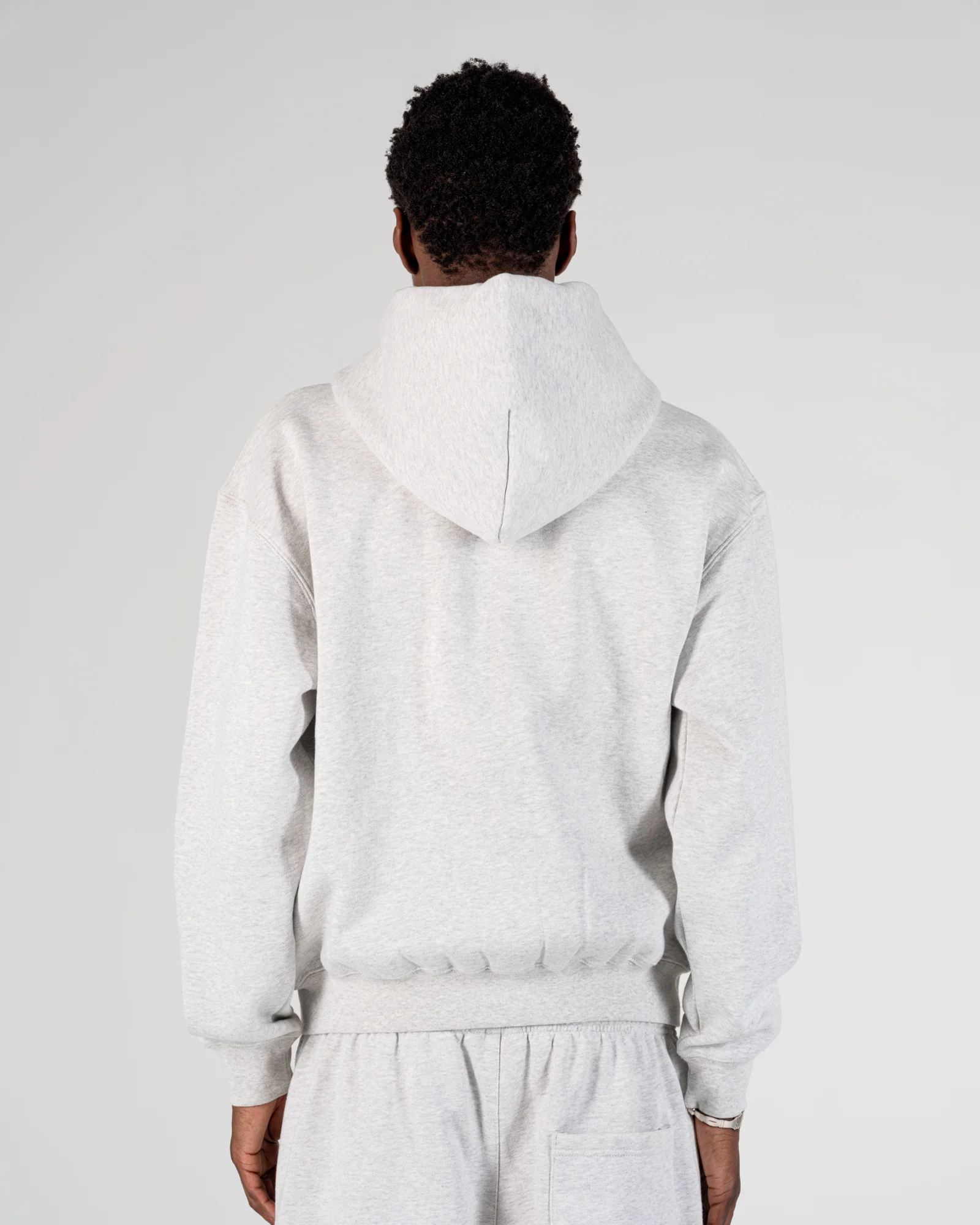 ZIP UP HOODIE [GREY]