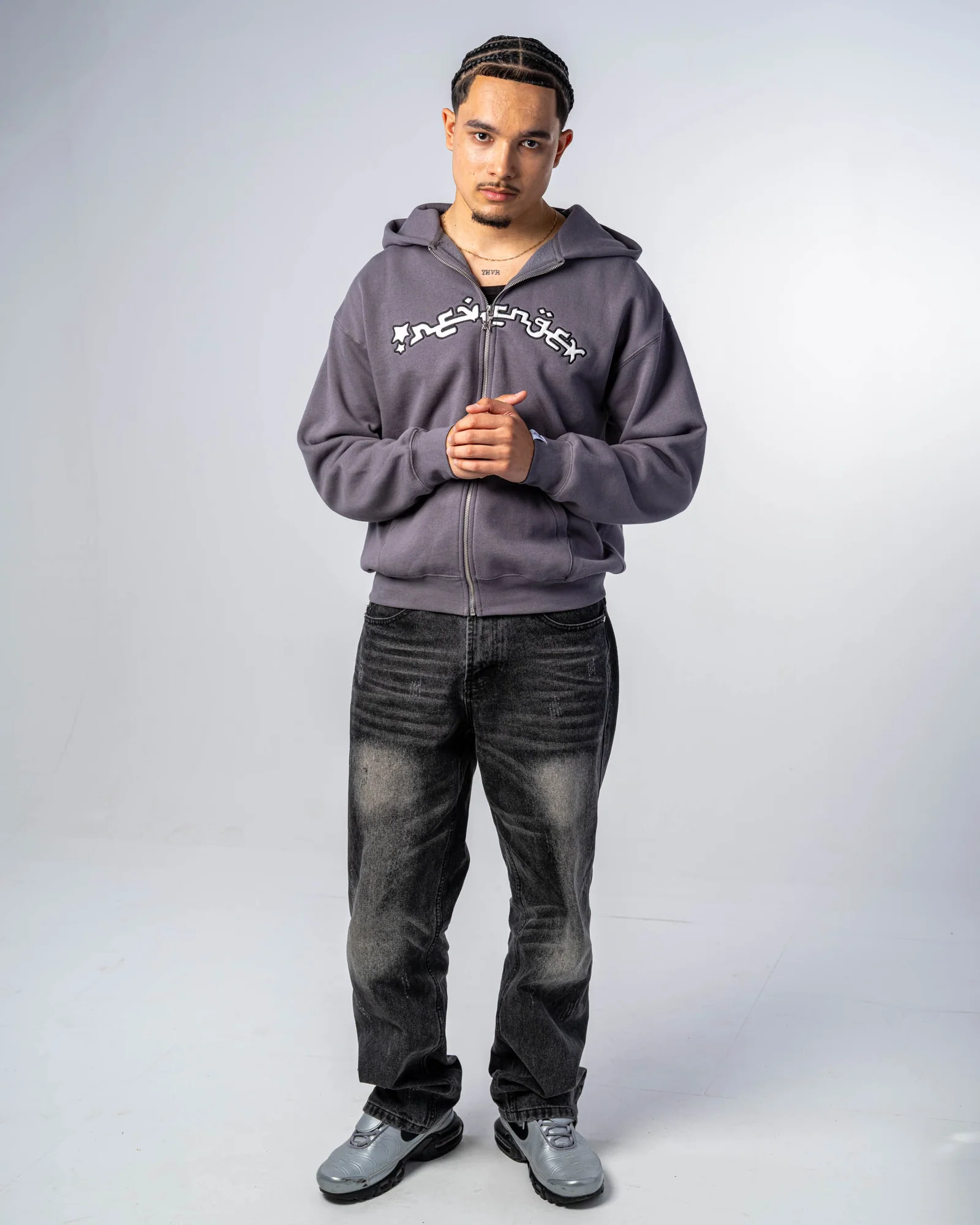 'RVXSTUDIO' ZIP UP [GREY]