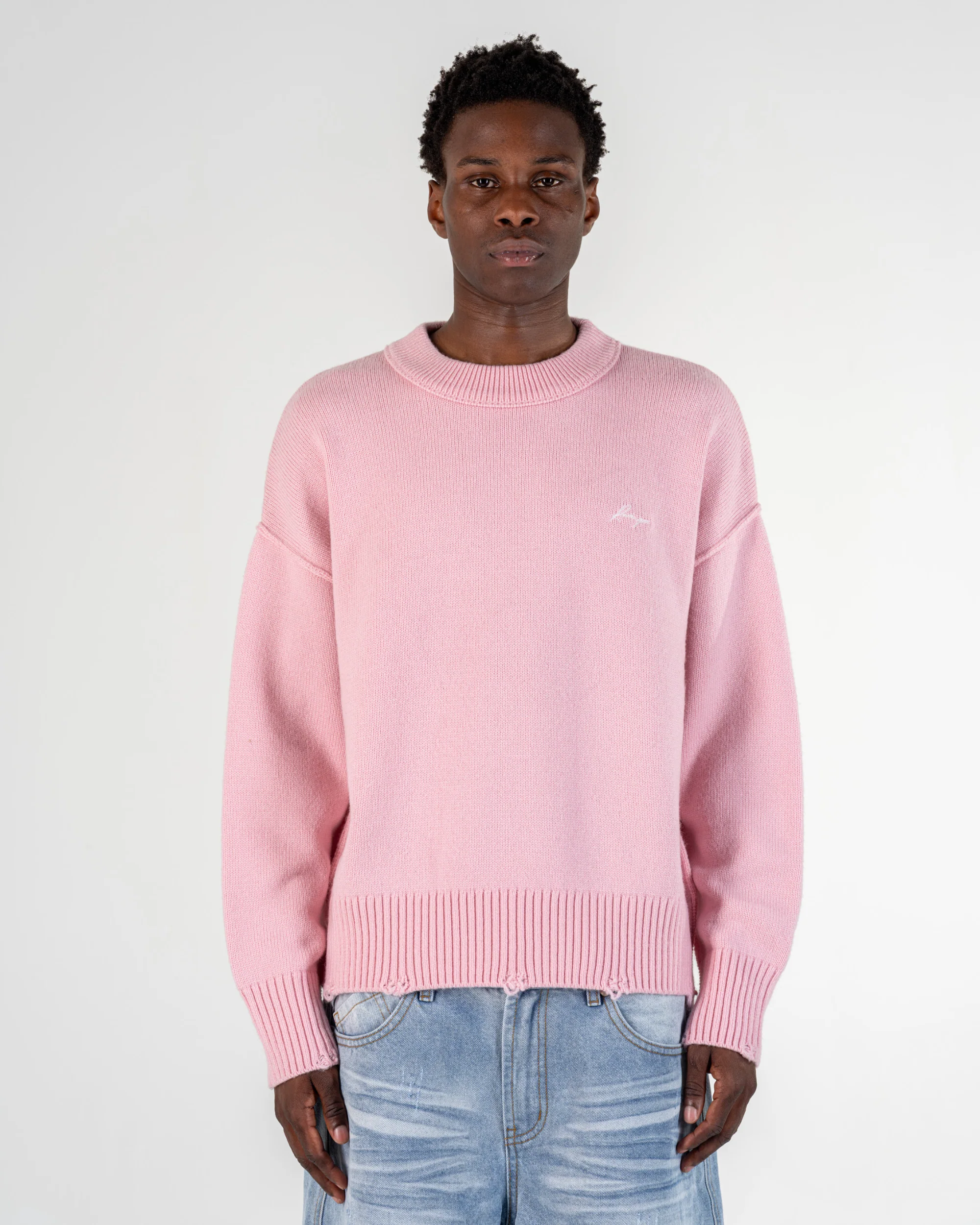 KNIT SWEATER [PINK]