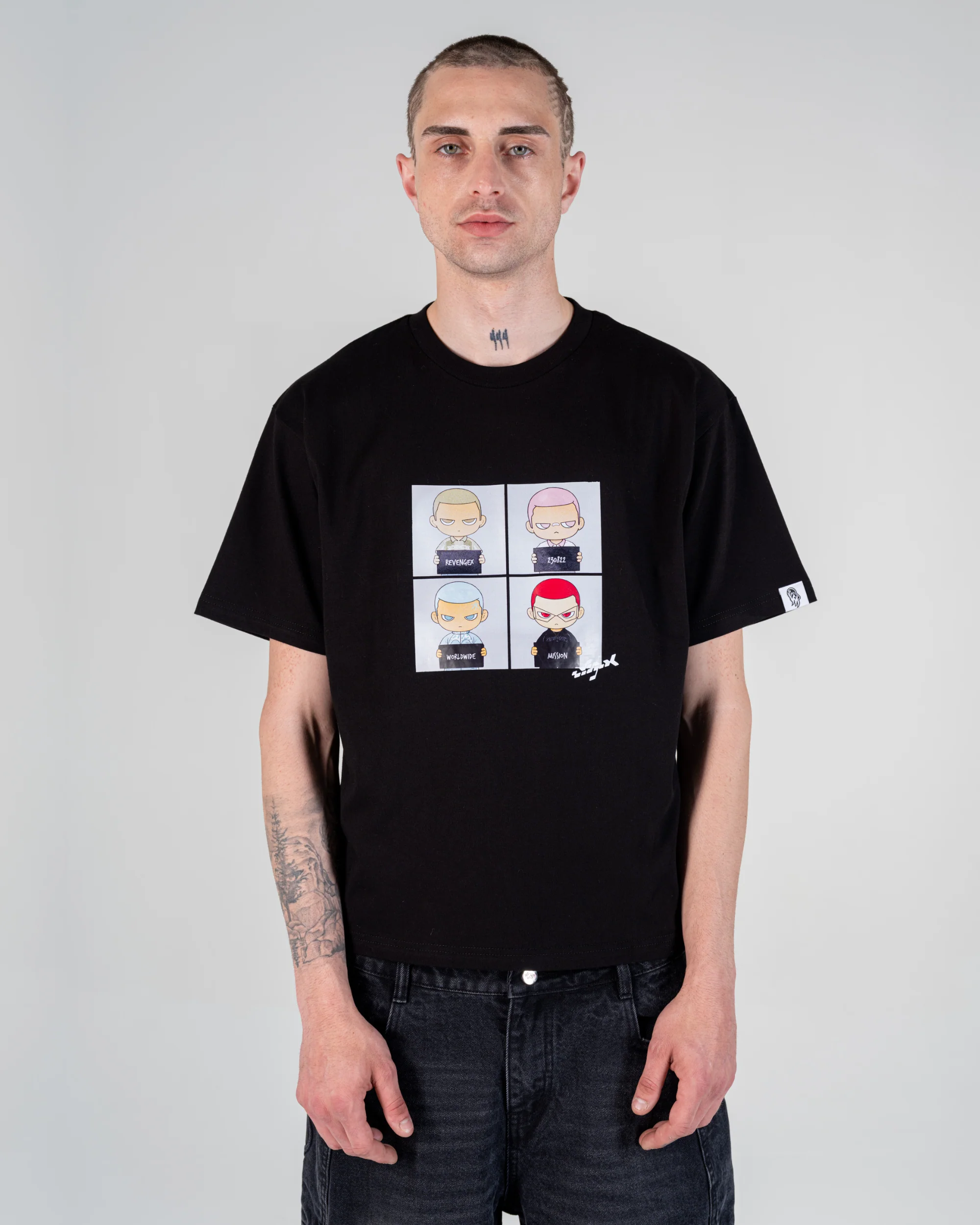 MUGSHOT TEE [BLACK]