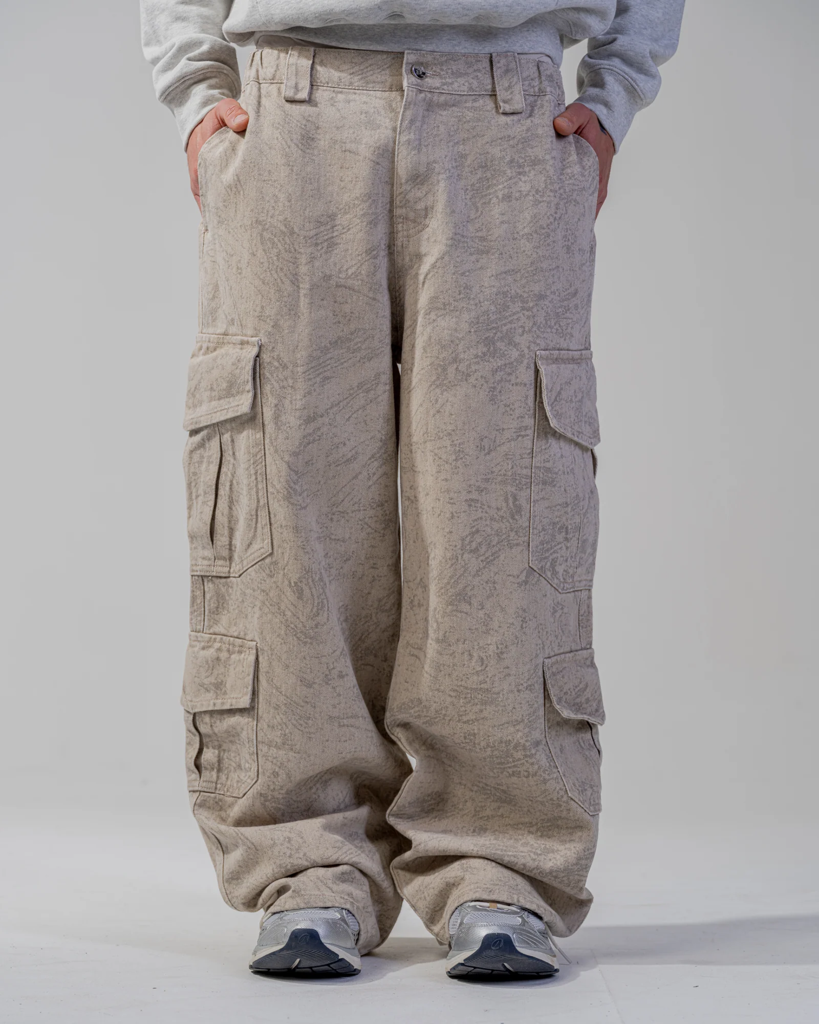 BAGGY CARGO PANTS [BEIGE]
