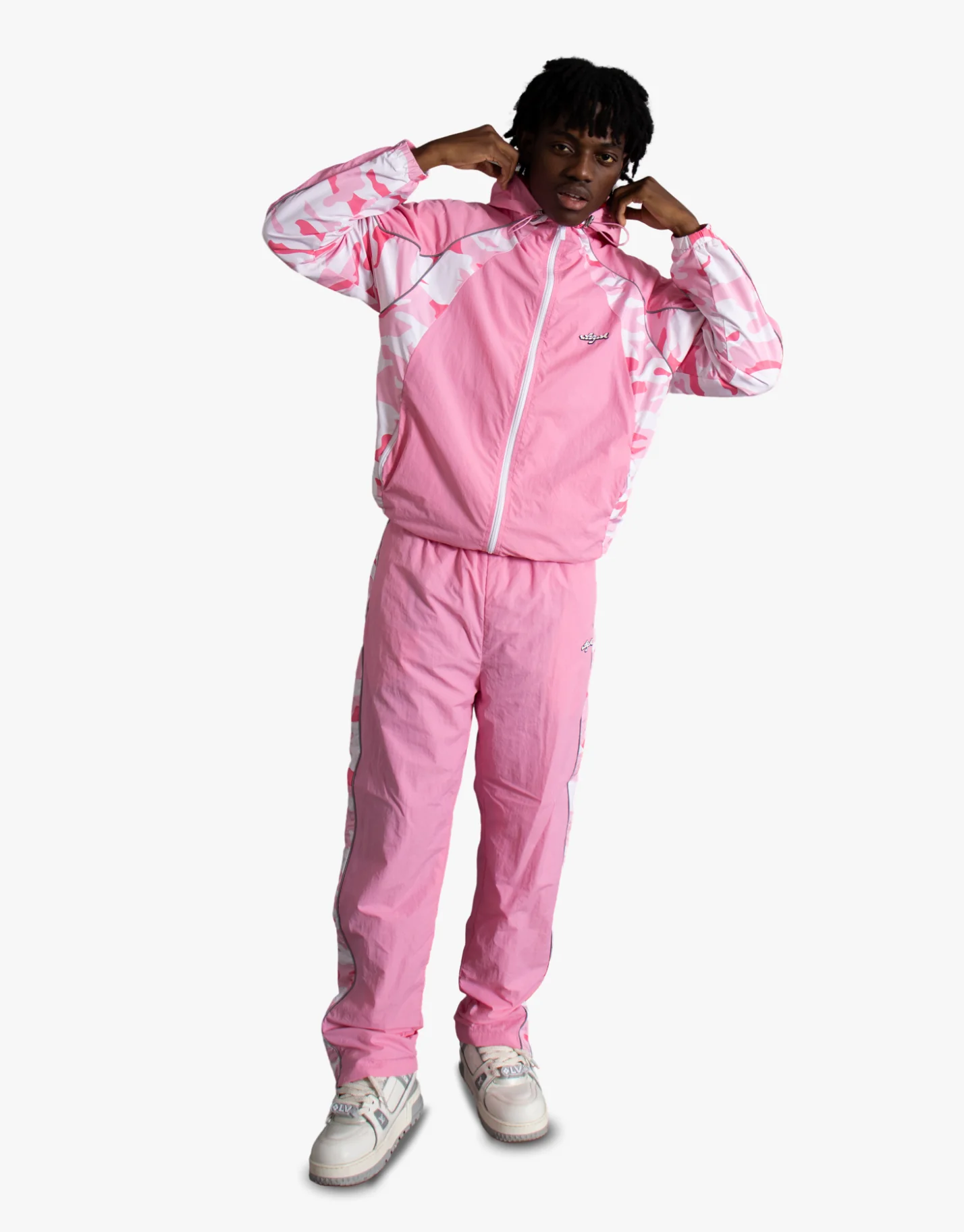 NYLON TROUSERS [PINK]
