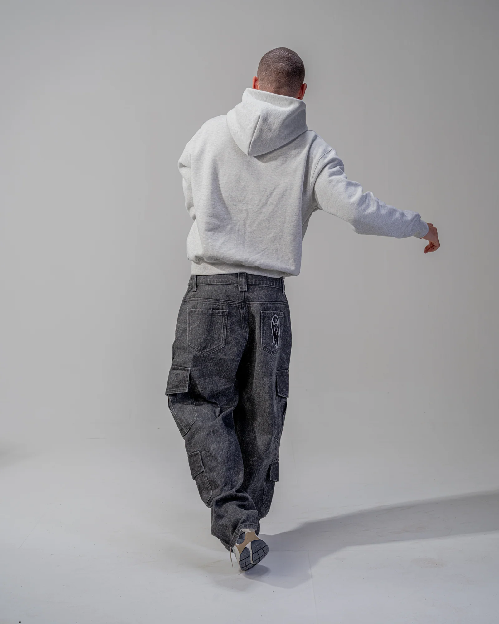 BAGGY CARGO PANTS [BLACK]