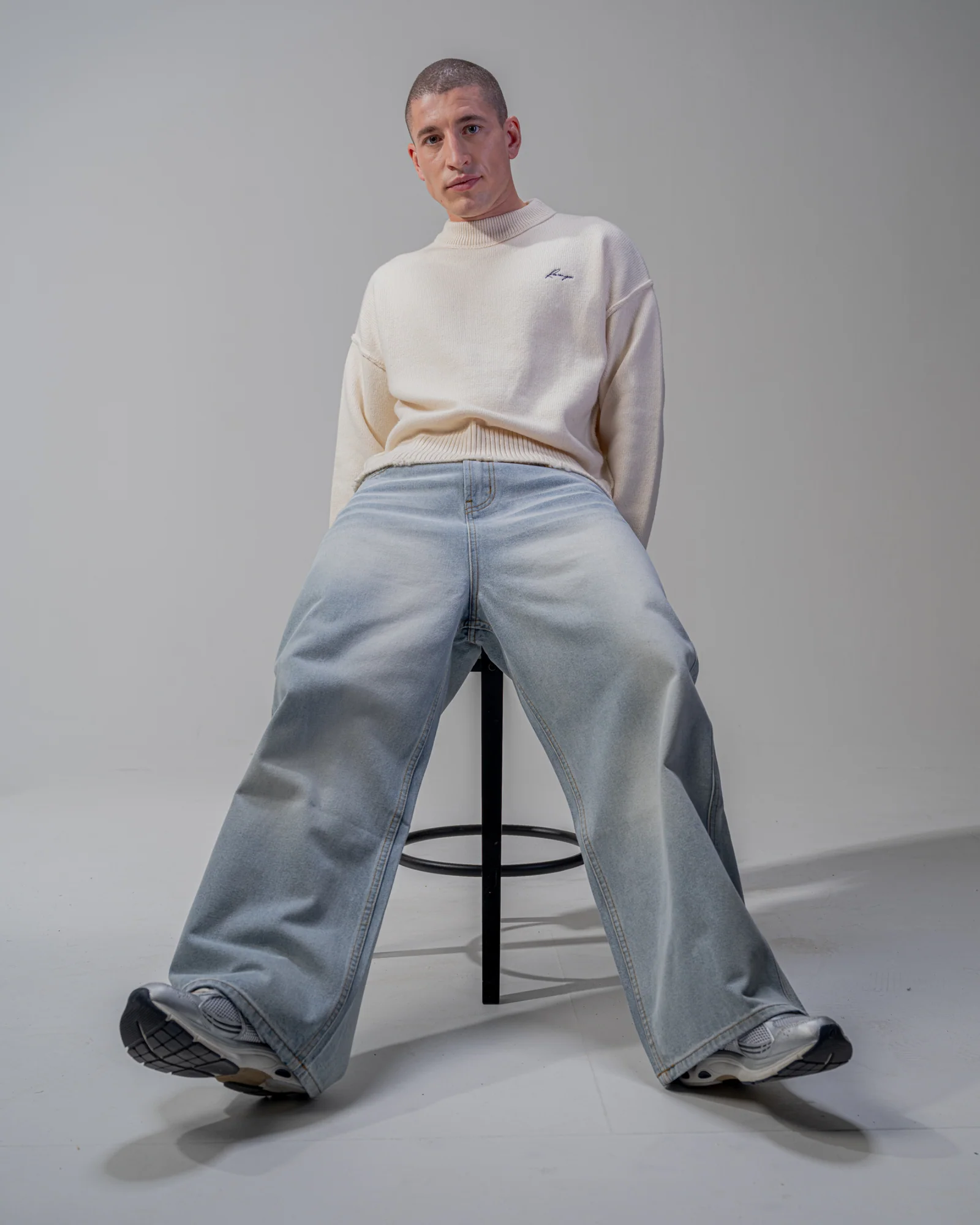 BAGGY FIT JEANS [BLUE]