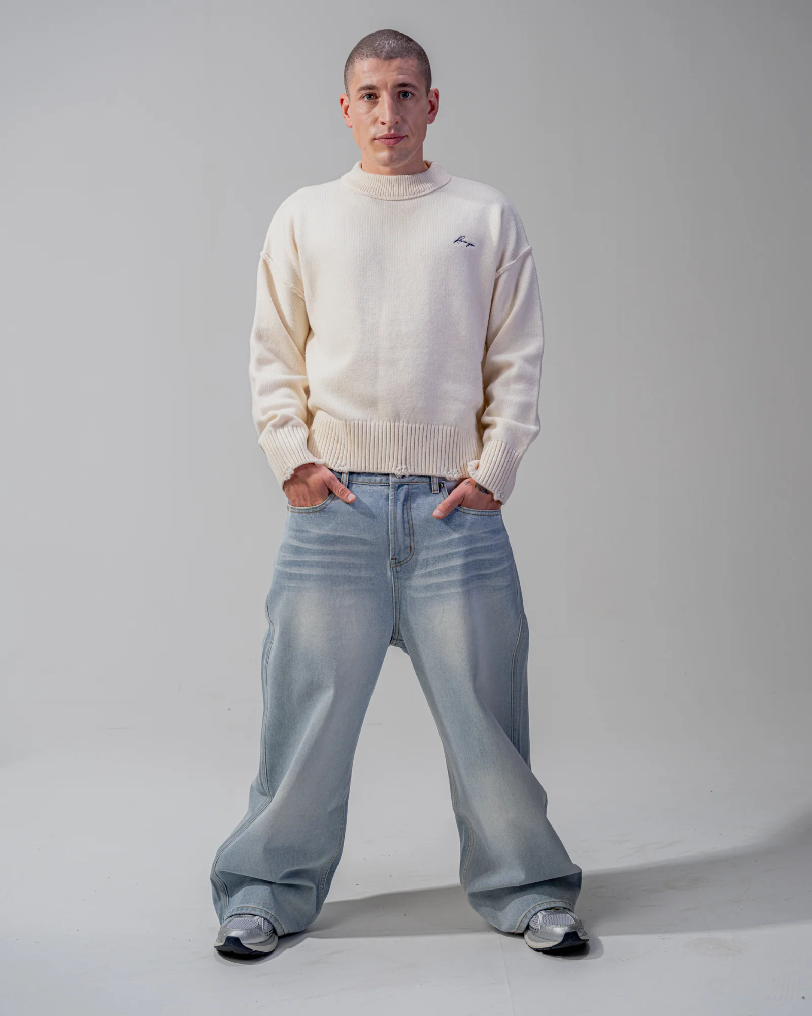 KNIT SWEATER [BEIGE]