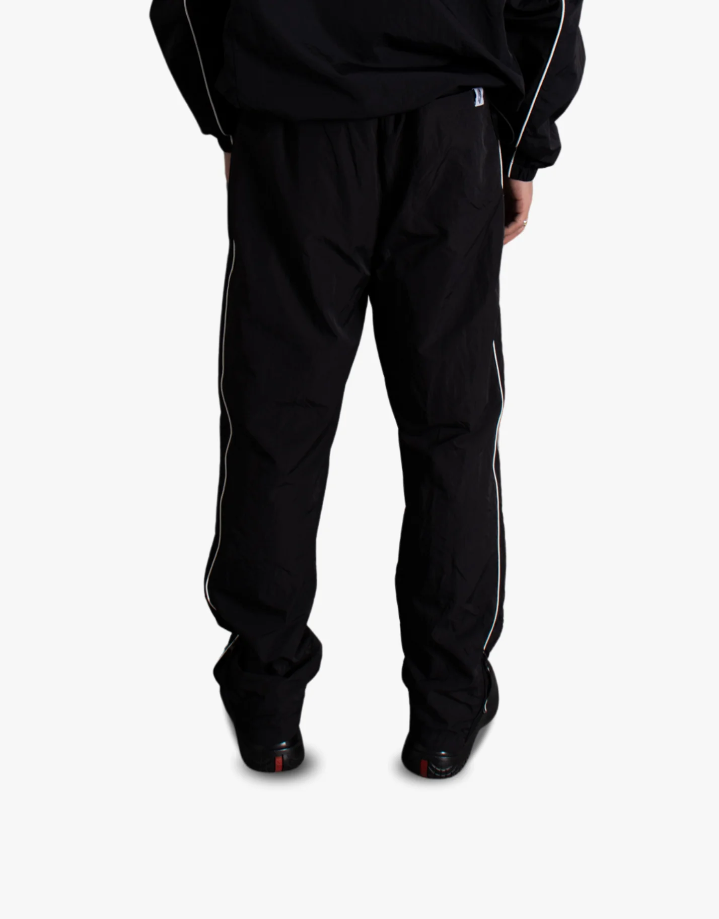 NYLON TROUSERS [BLACK]
