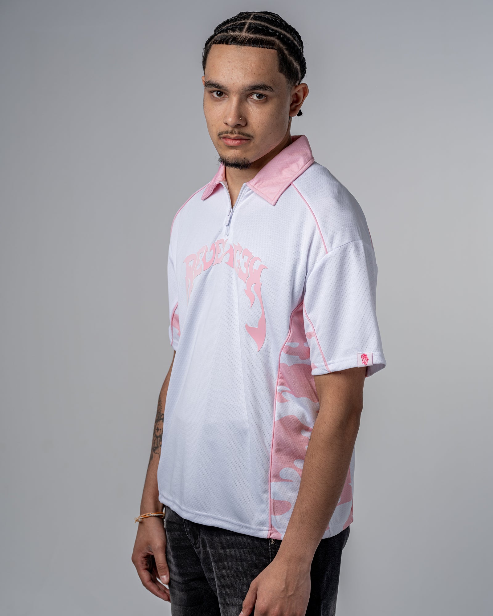CAMO POLO SHIRT [PINK]