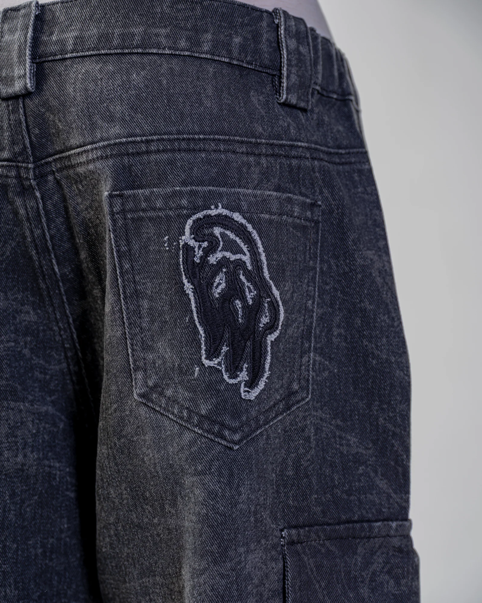 BAGGY CARGO PANTS [BLACK]