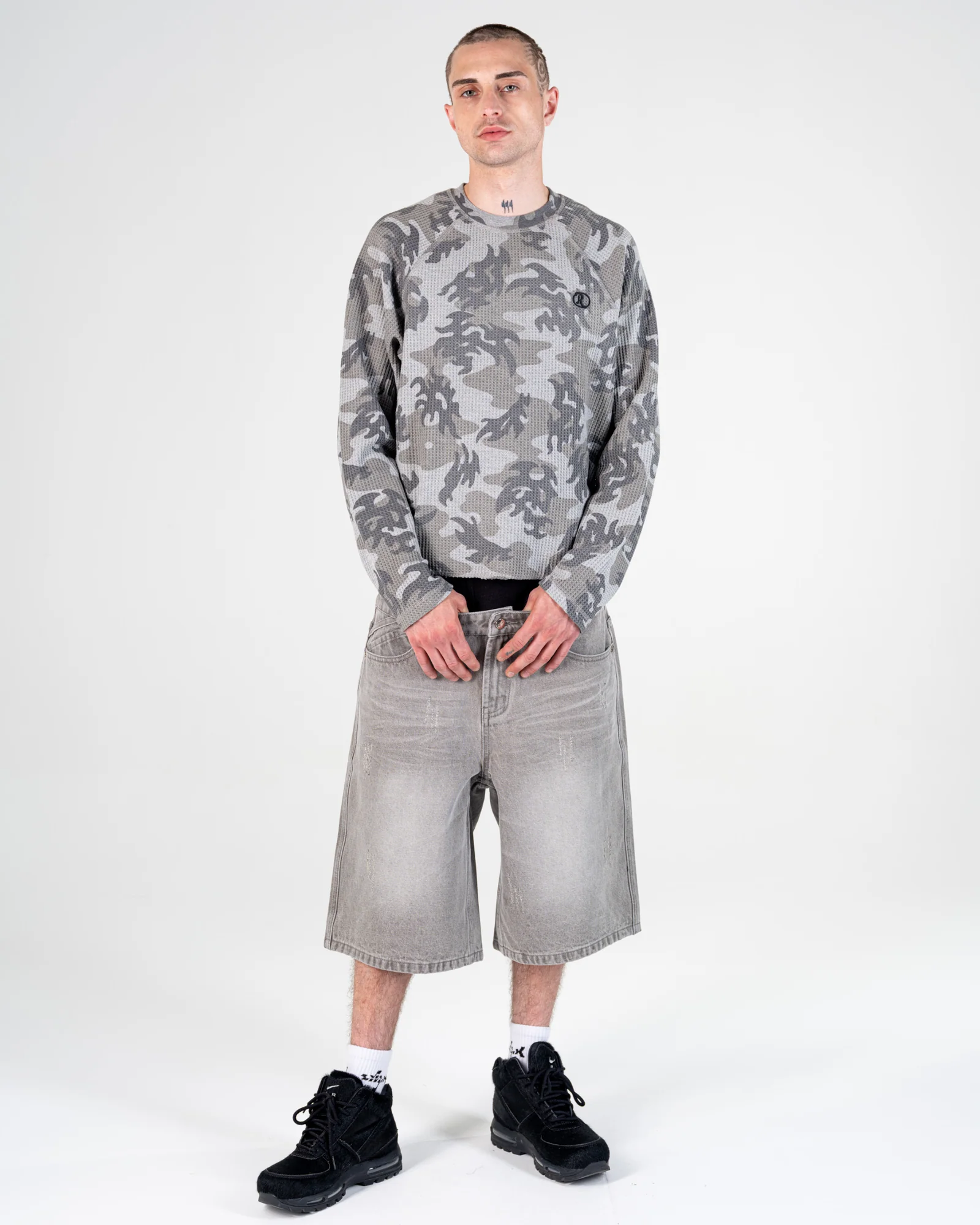 BAGGY JORTS [GREY]