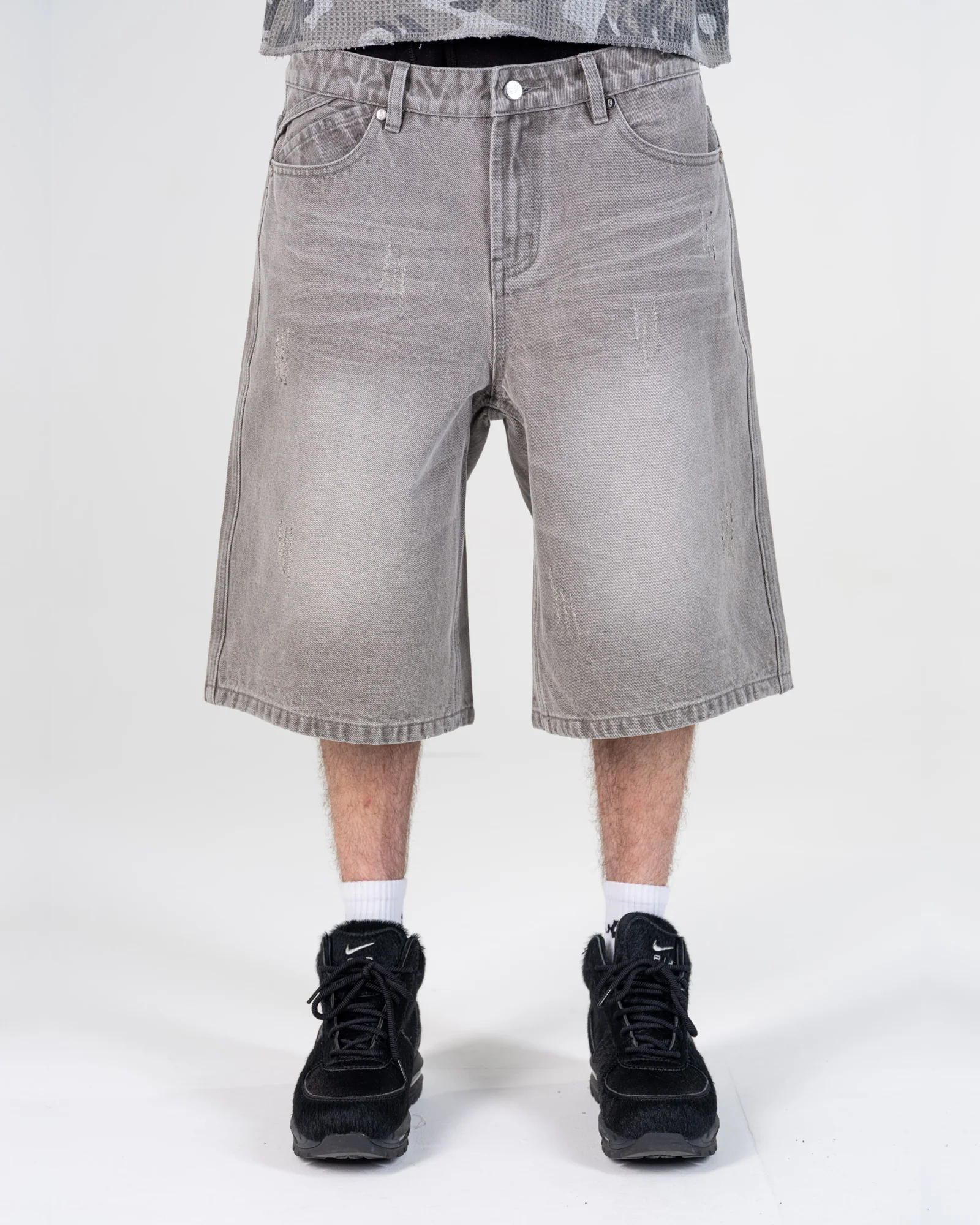 BAGGY JORTS [GREY]