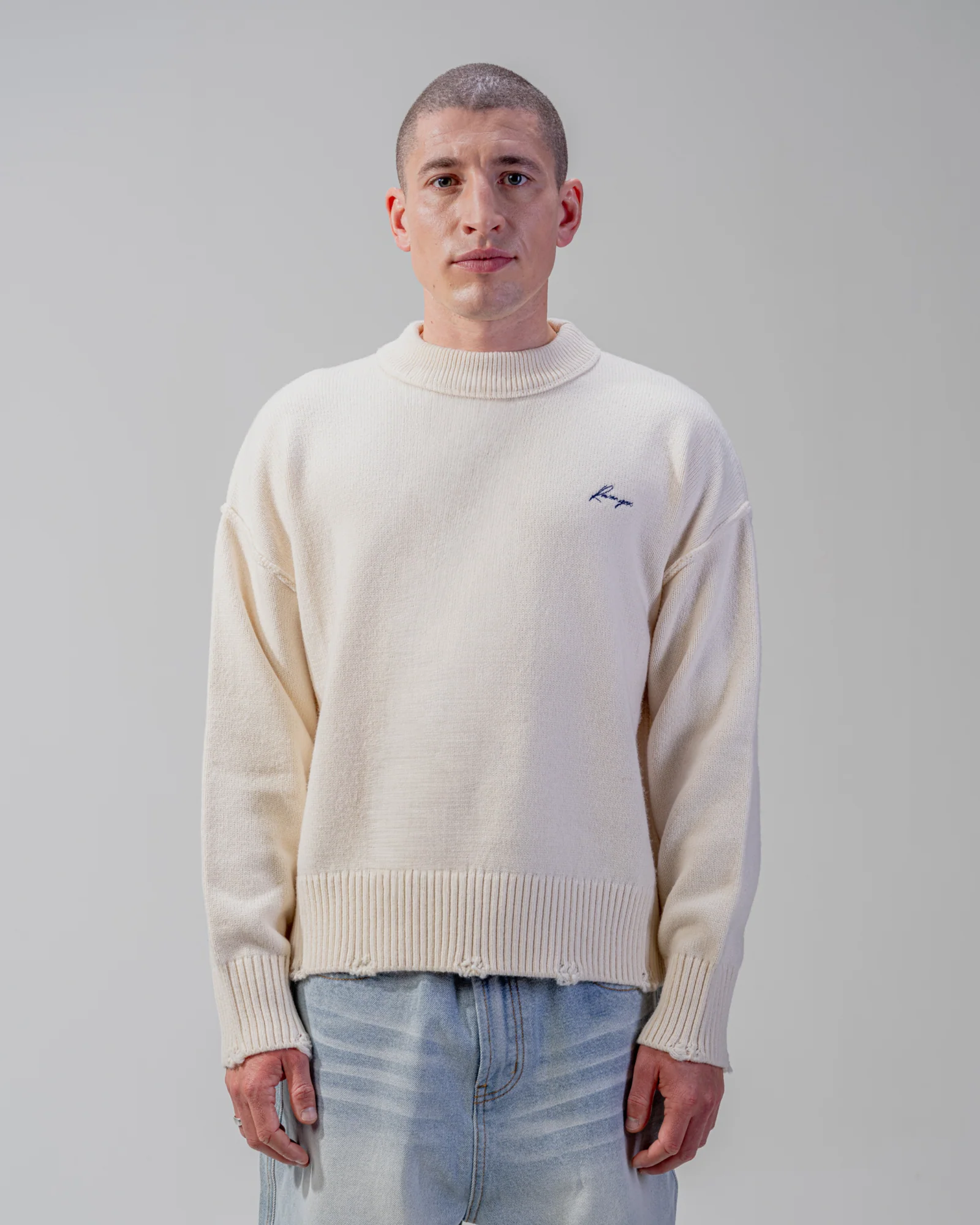KNIT SWEATER [BEIGE]