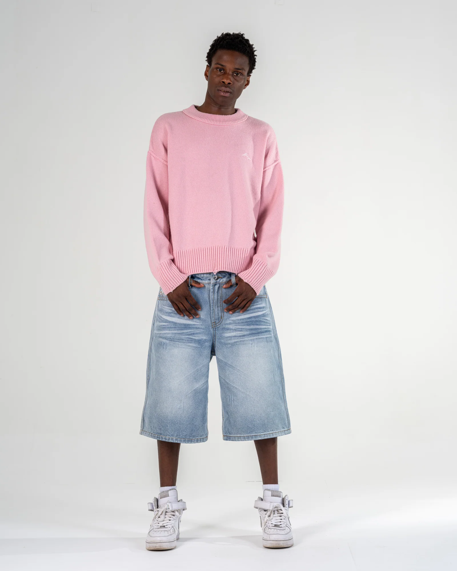 KNIT SWEATER [PINK]