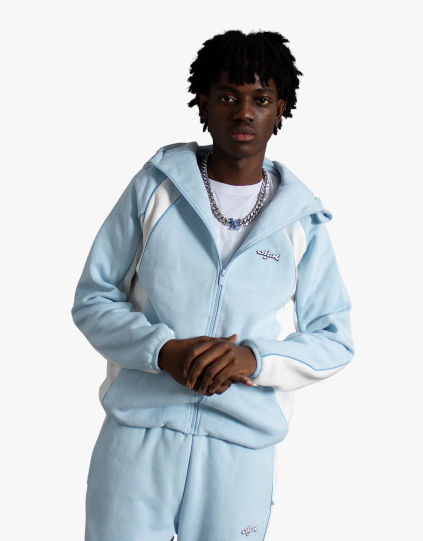 DOUBLE LAYER JACKET [BLUE]