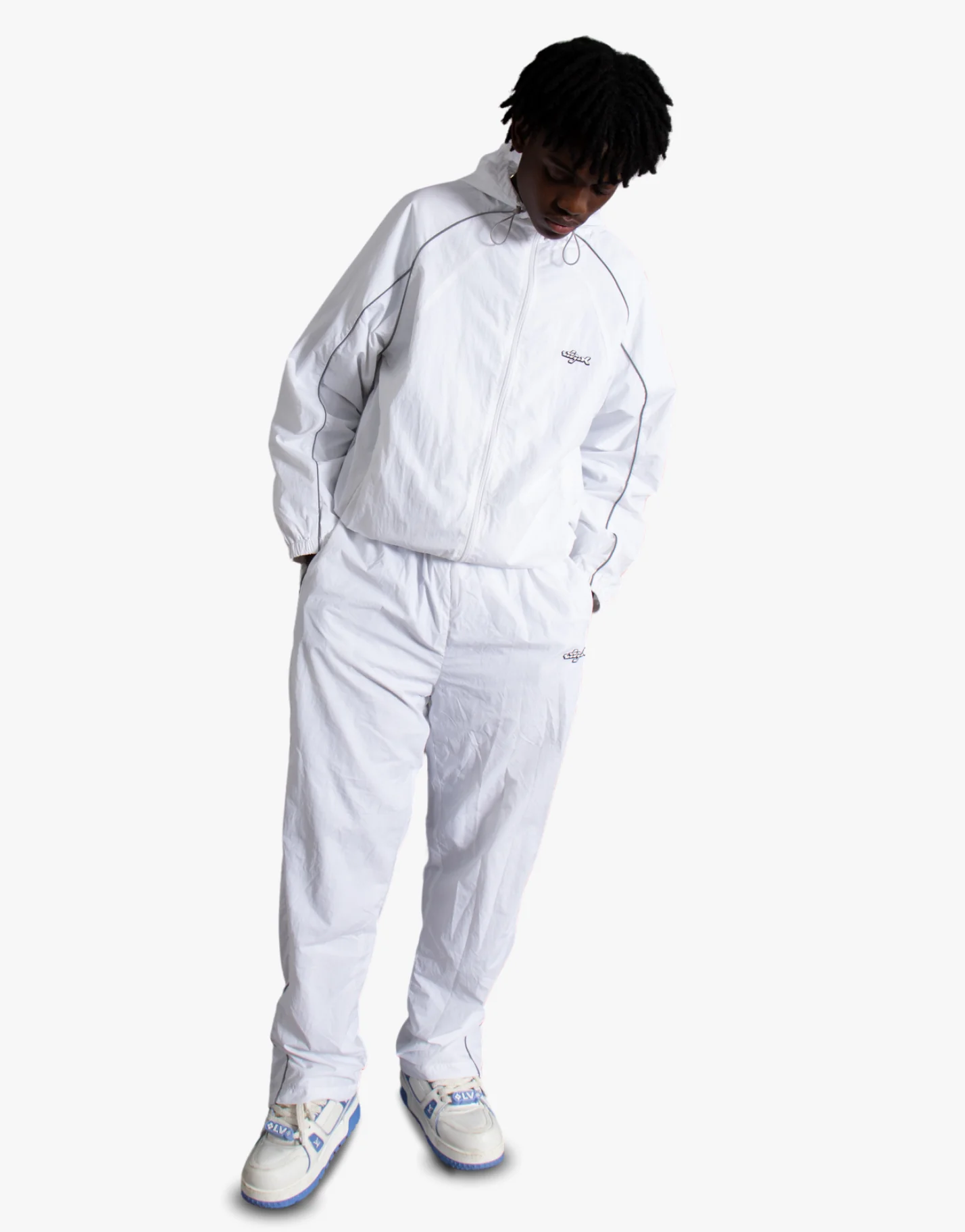 NYLON TROUSERS [WHITE]