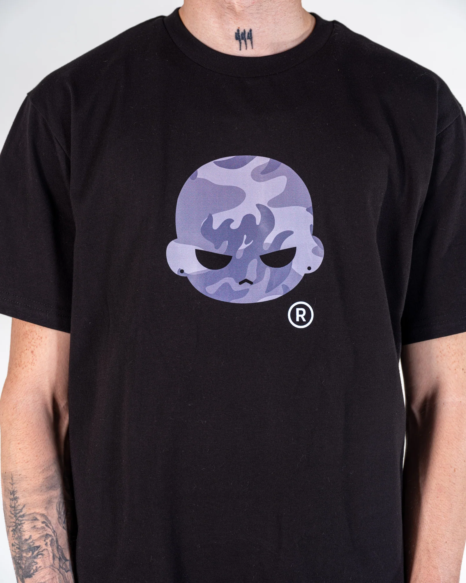 HEAD CAMO TEE [GREY]
