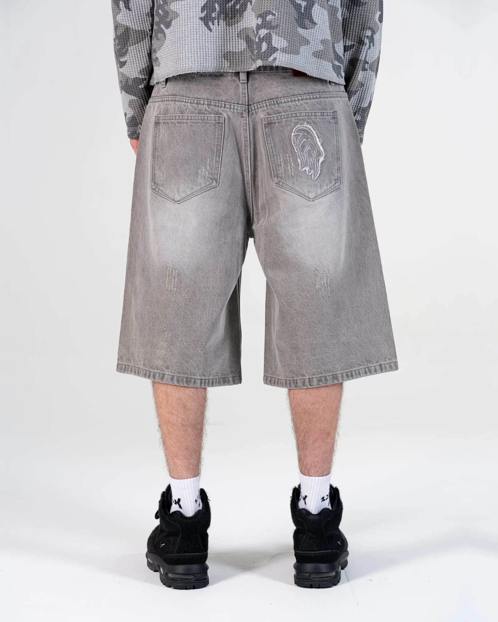 BAGGY JORTS [GREY]