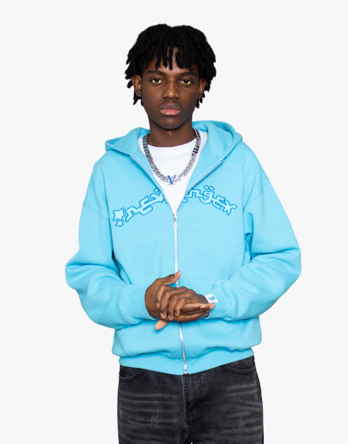 'RVXSTUDIO' ZIP UP [BLUE]
