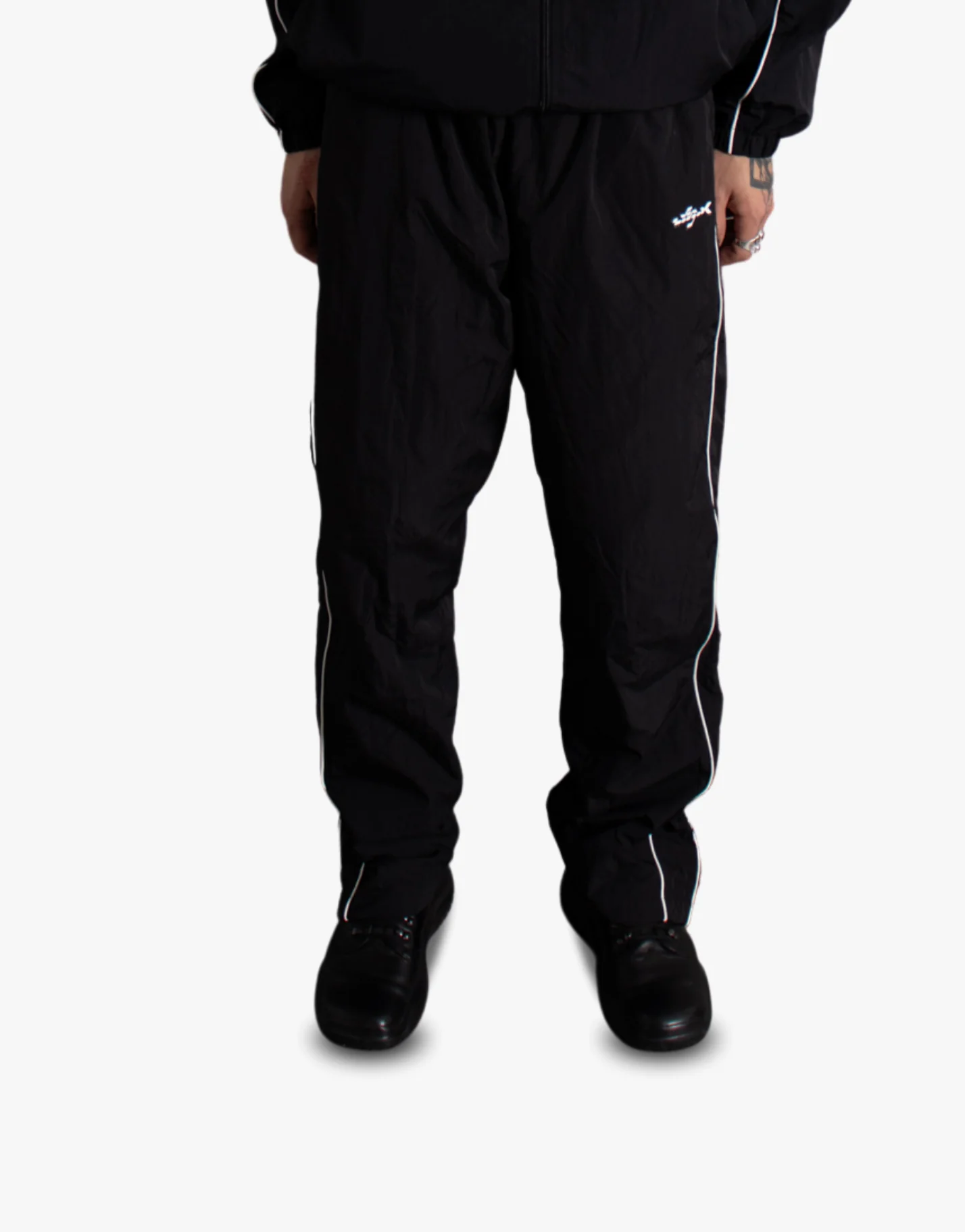 NYLON TROUSERS [BLACK]