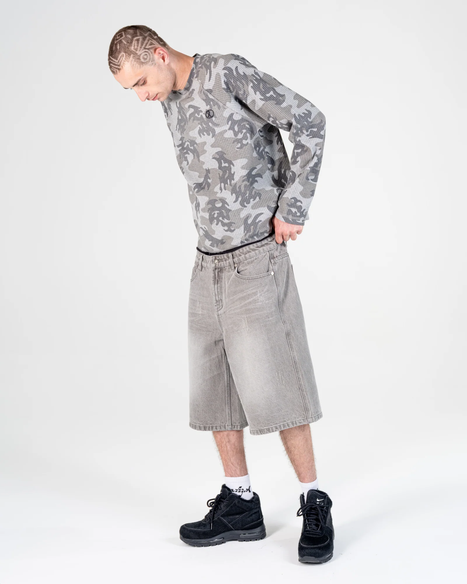 BAGGY JORTS [GREY]