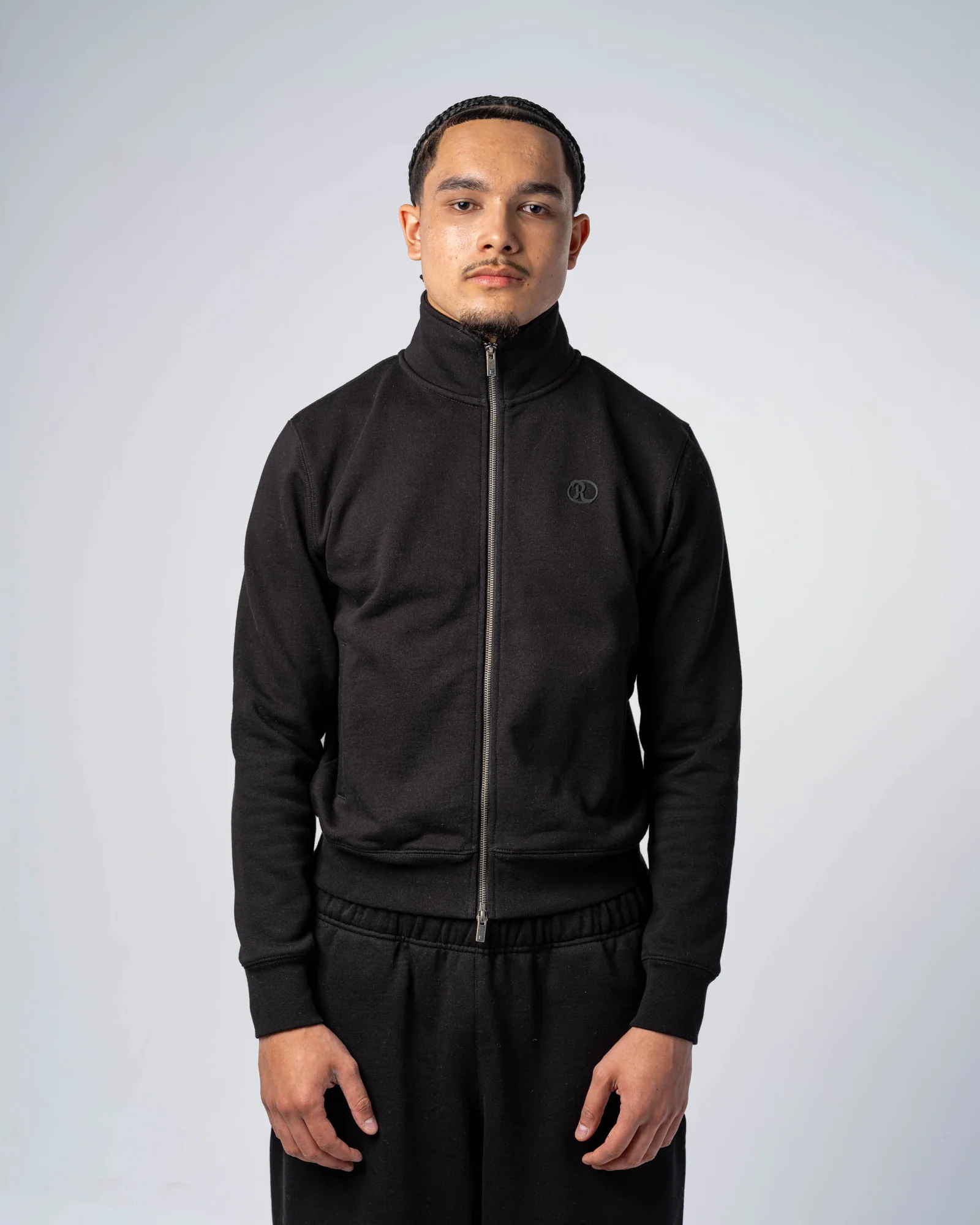 DOUBLE ZIP JACKET [BLACK]