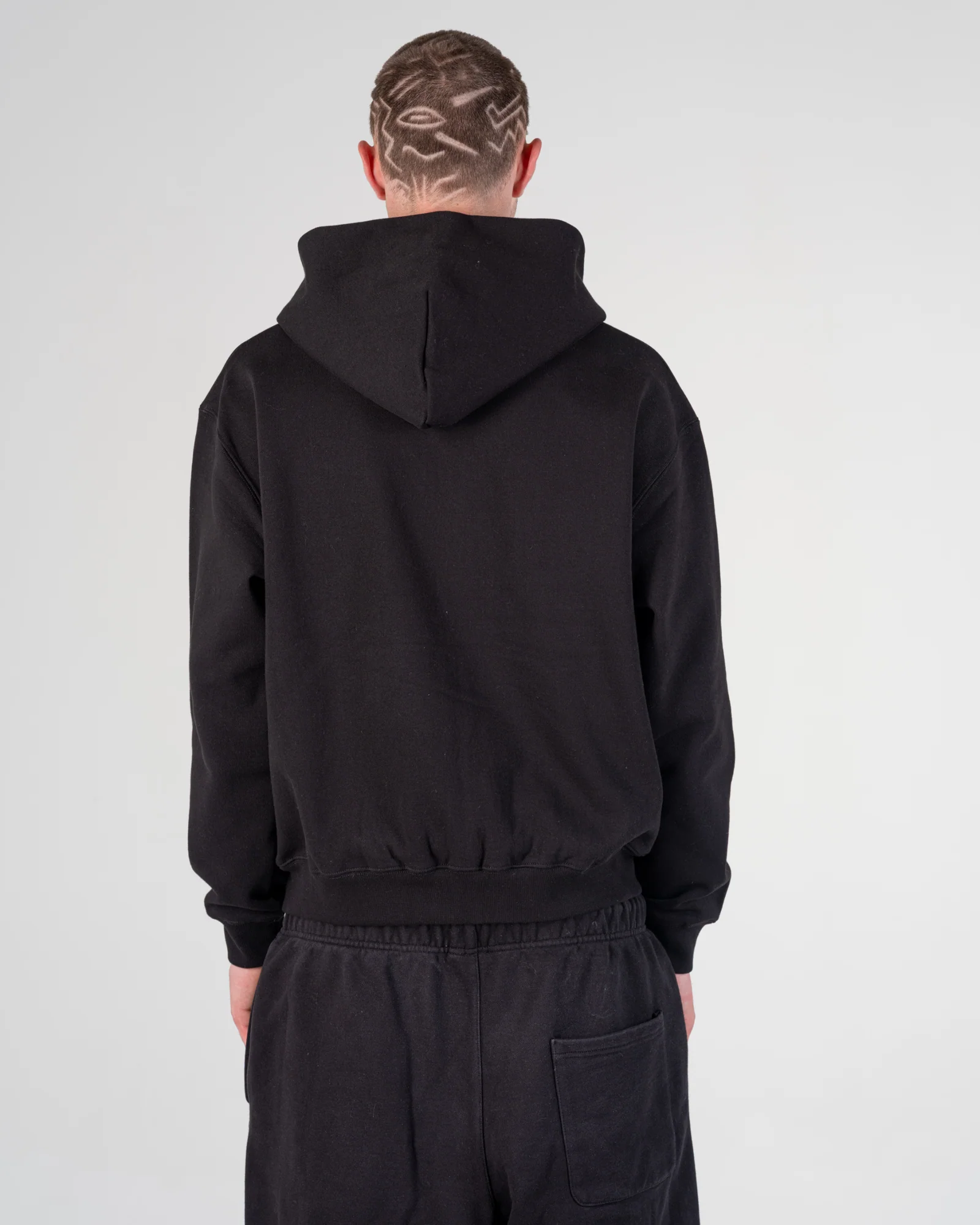 ZIP UP HOODIE [BLACK]