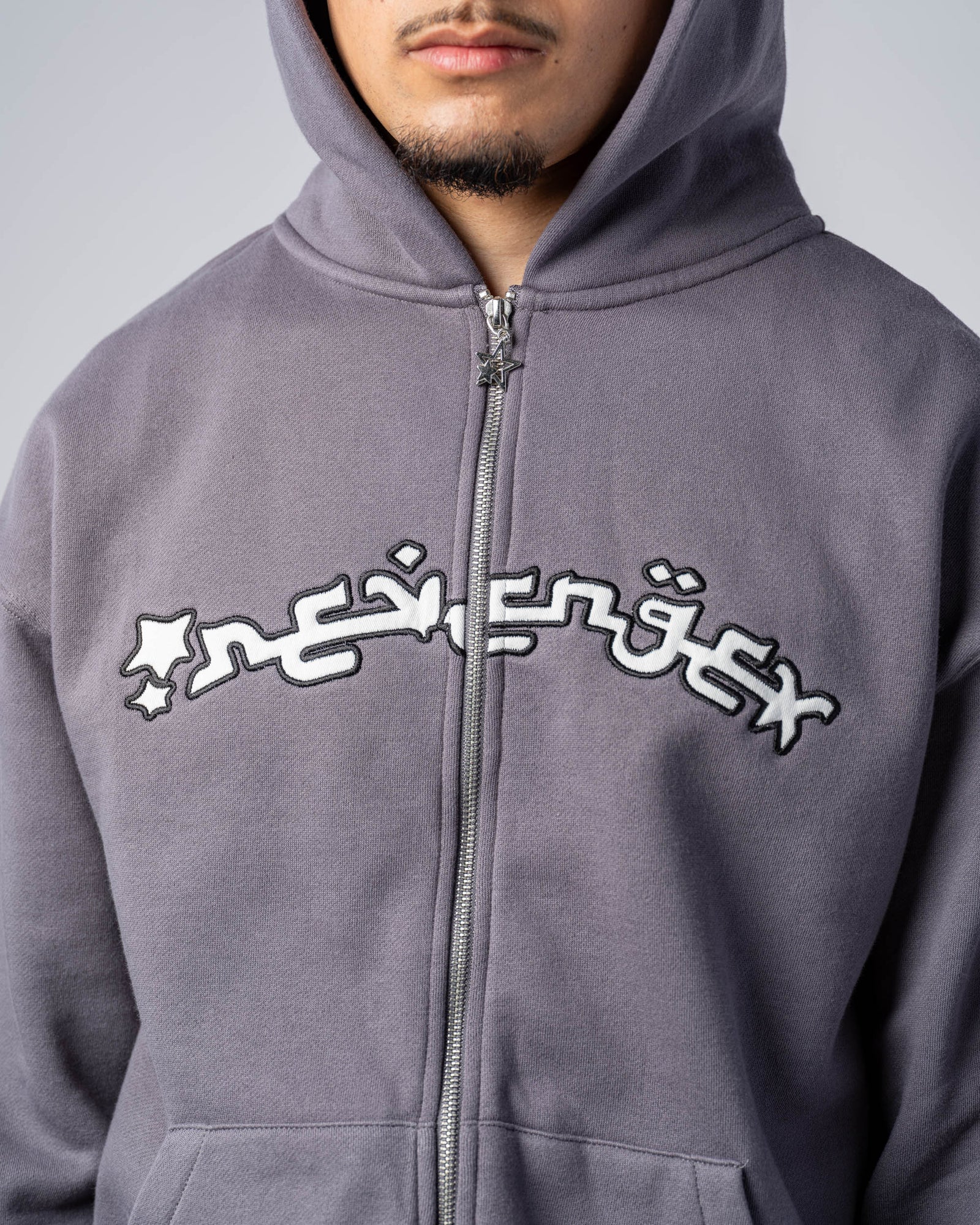 'RVXSTUDIO' ZIP UP [GREY]
