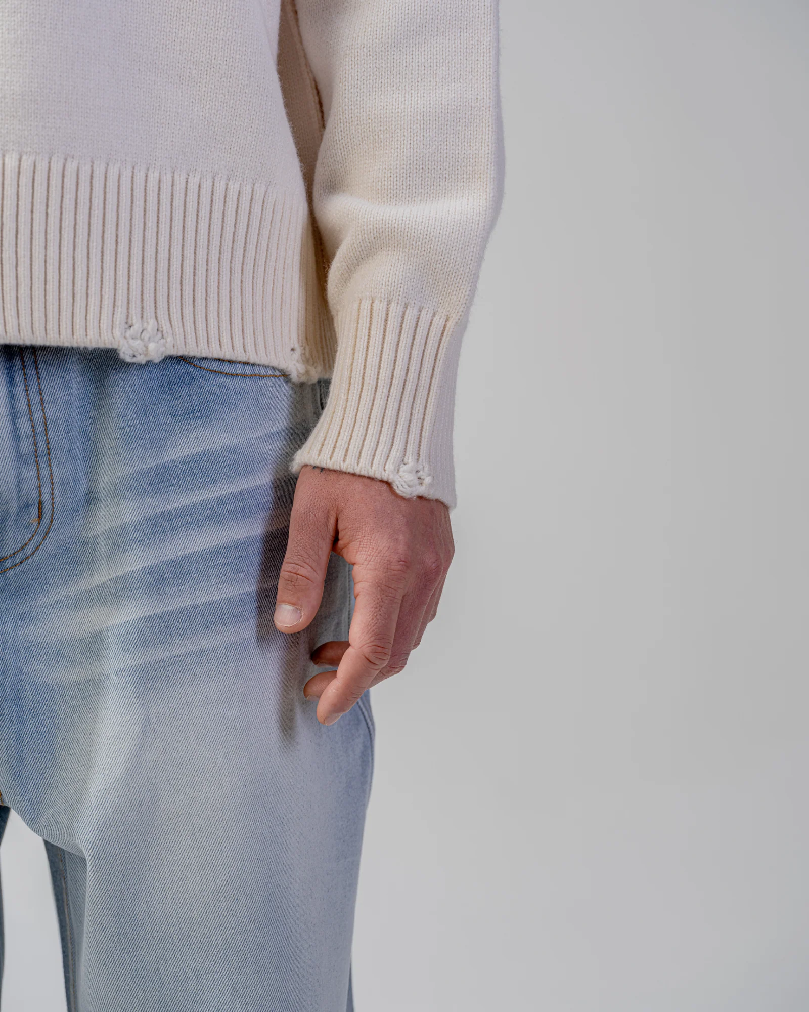 KNIT SWEATER [BEIGE]