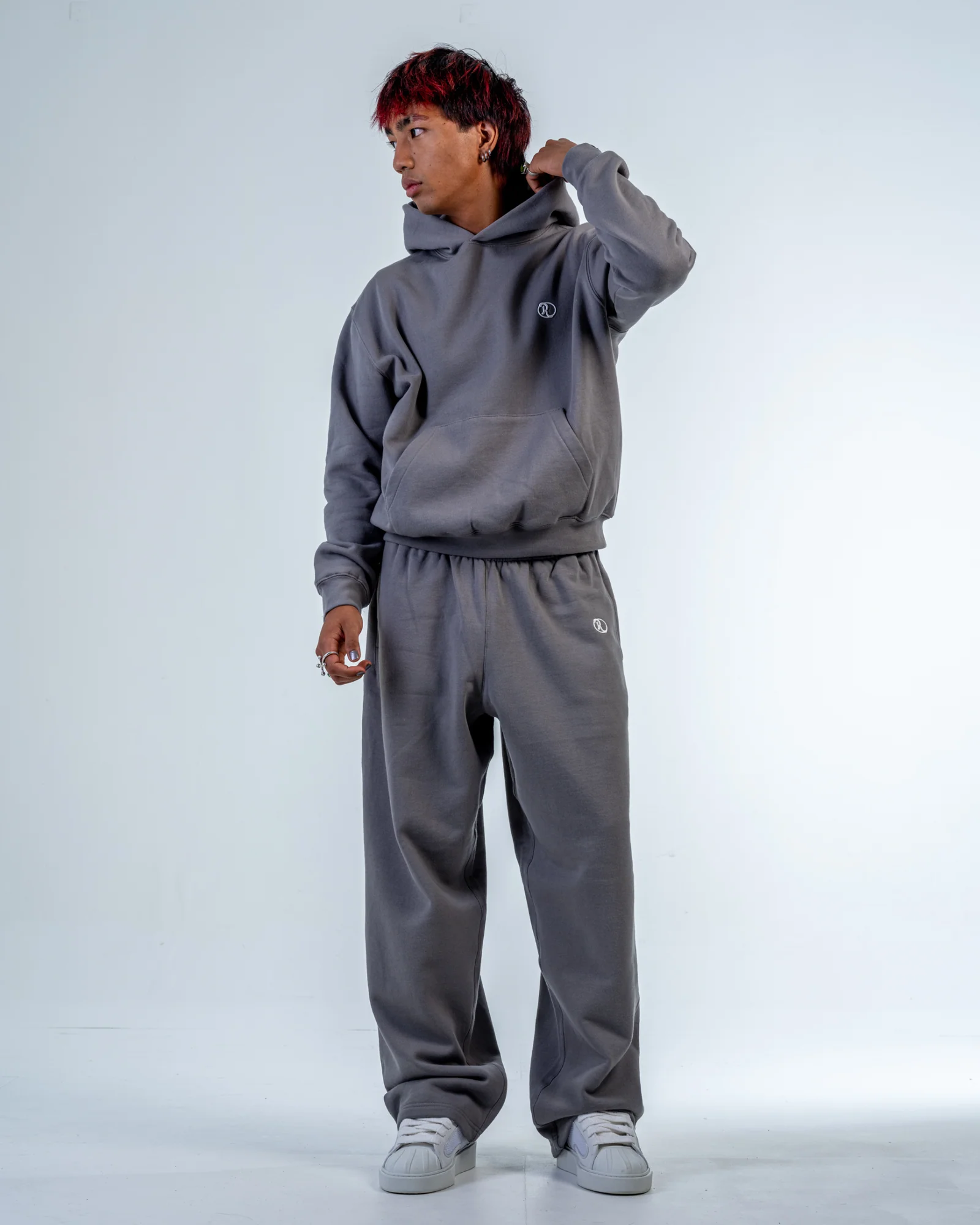 HOODIE [STONE GREY]