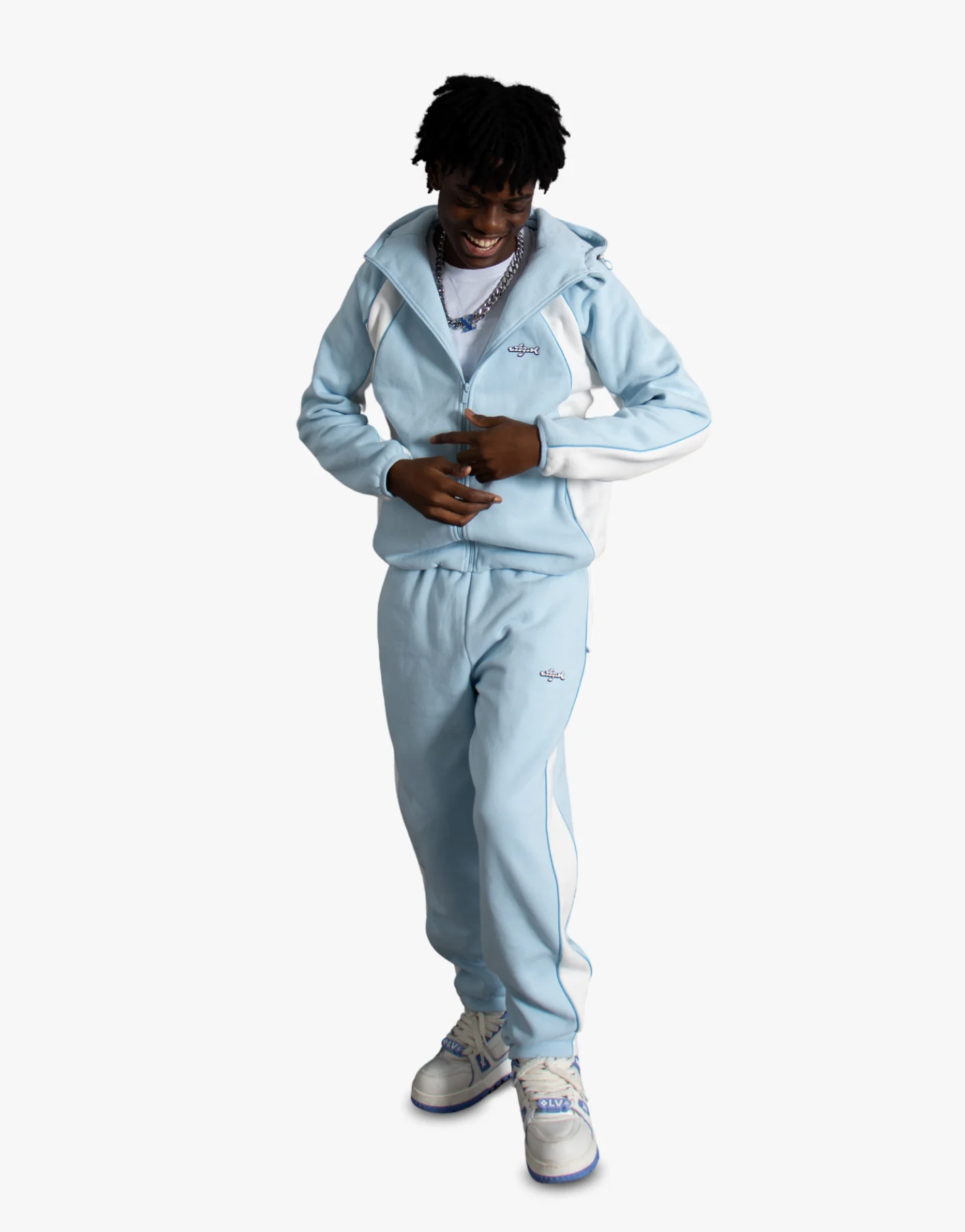 DOUBLE LAYER TROUSERS [BLUE]
