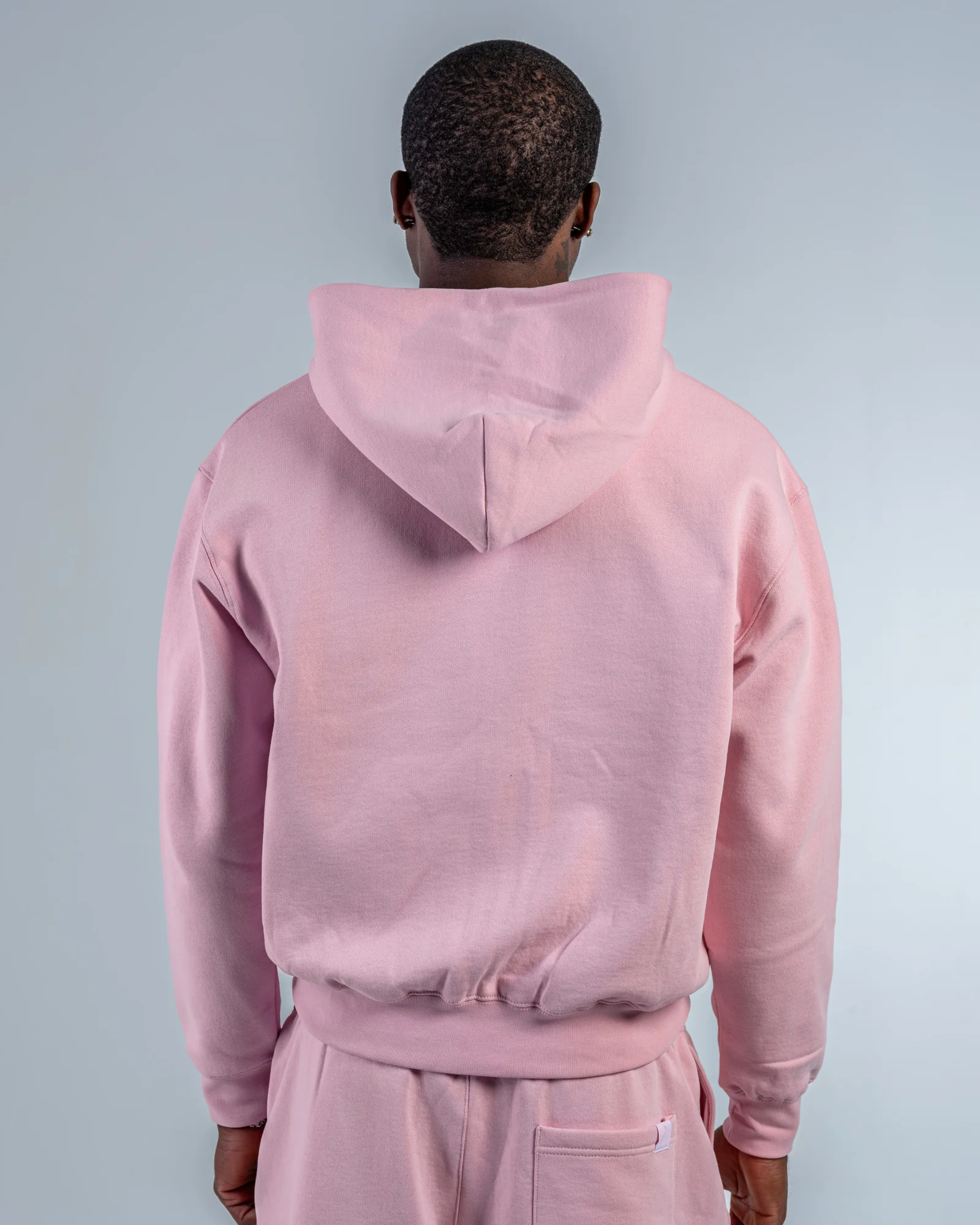 ZIP UP HOODIE [BABY PINK]