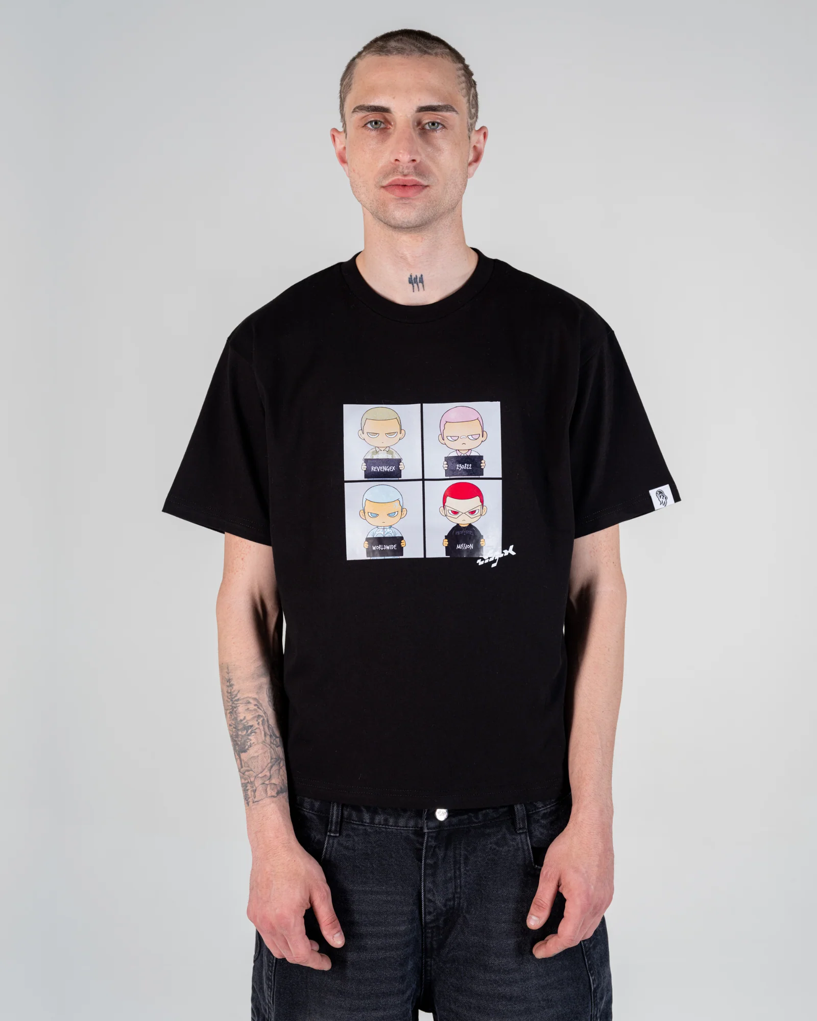 MUGSHOT TEE [BLACK]