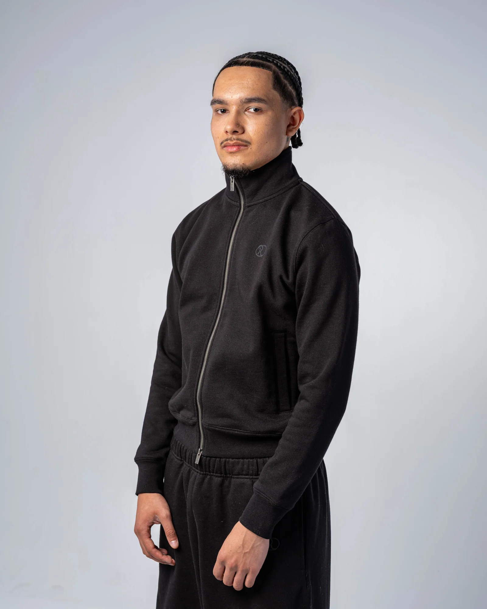 DOUBLE ZIP JACKET [BLACK]