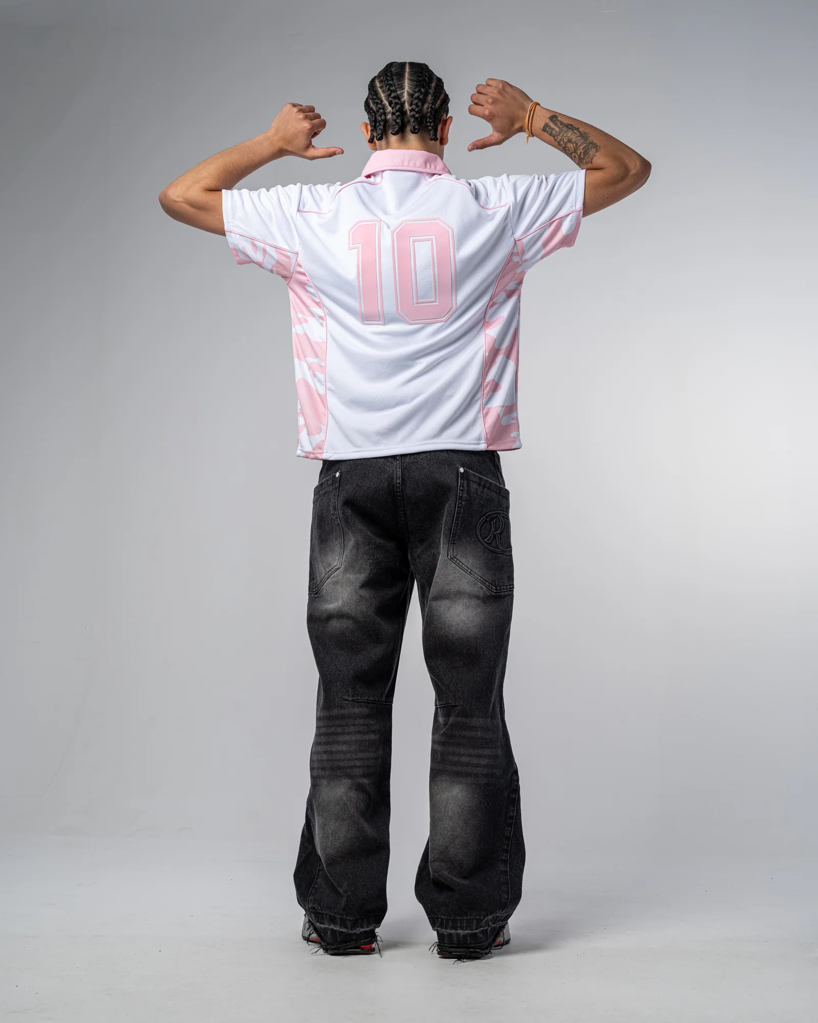 CAMO POLO SHIRT [PINK]