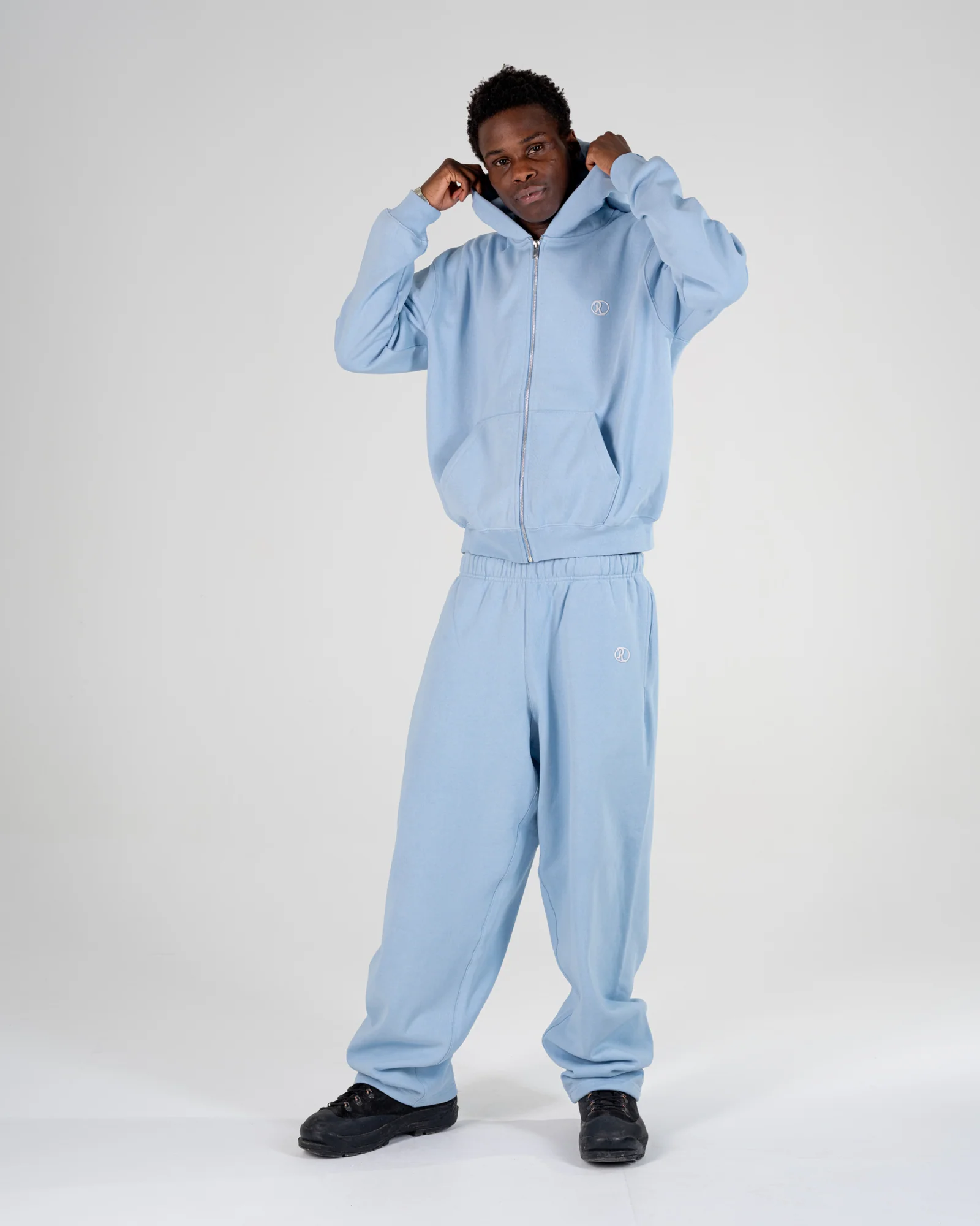 BAGGY JOGGERS PANTS [BABY BLUE]