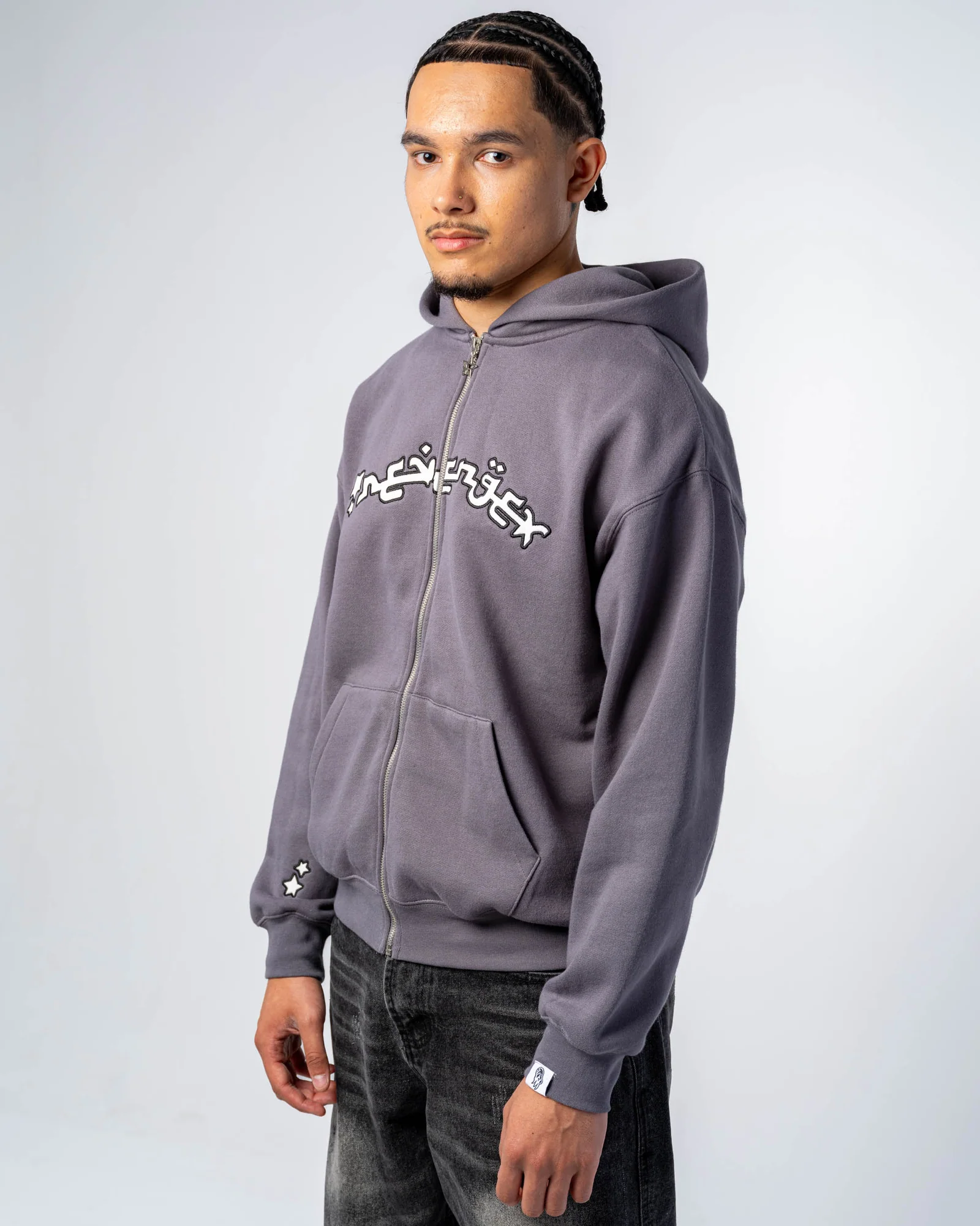 'RVXSTUDIO' ZIP UP [GREY]