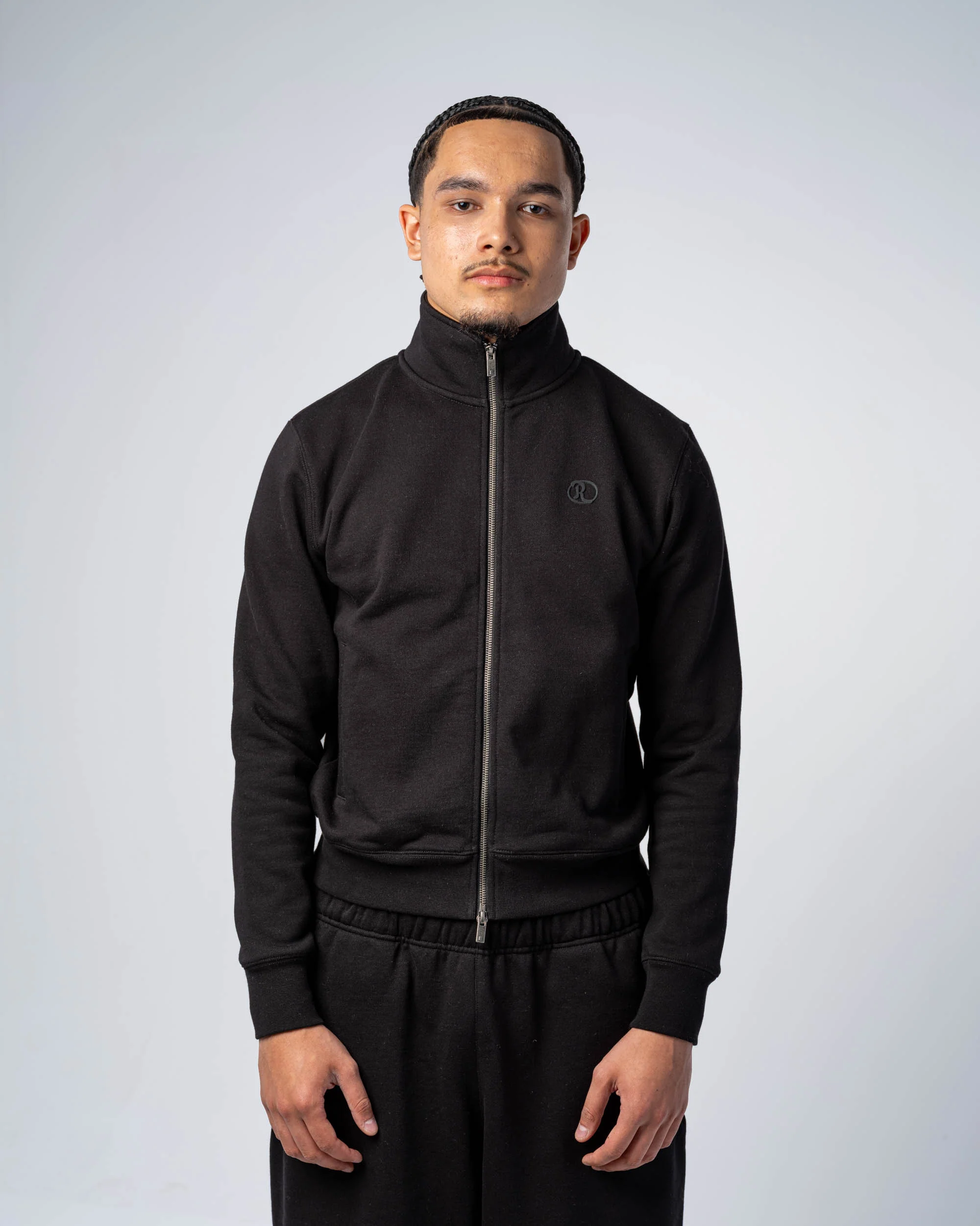 DOUBLE ZIP JACKET [BLACK]