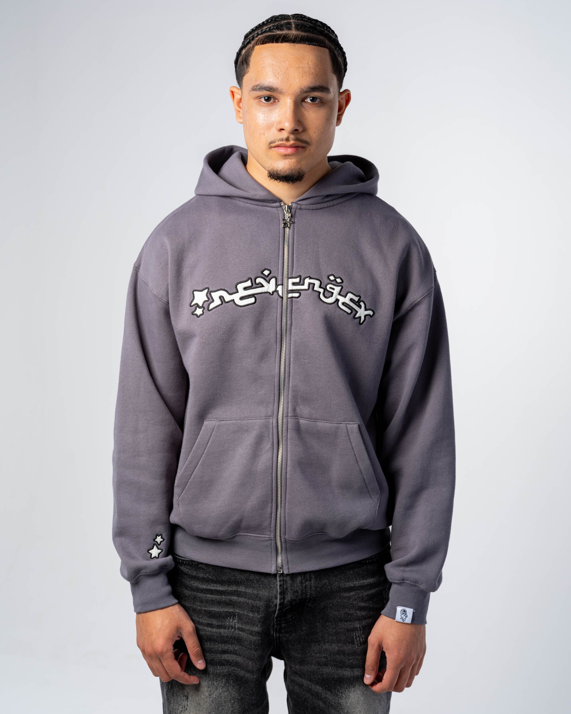 'RVXSTUDIO' ZIP UP [GREY]