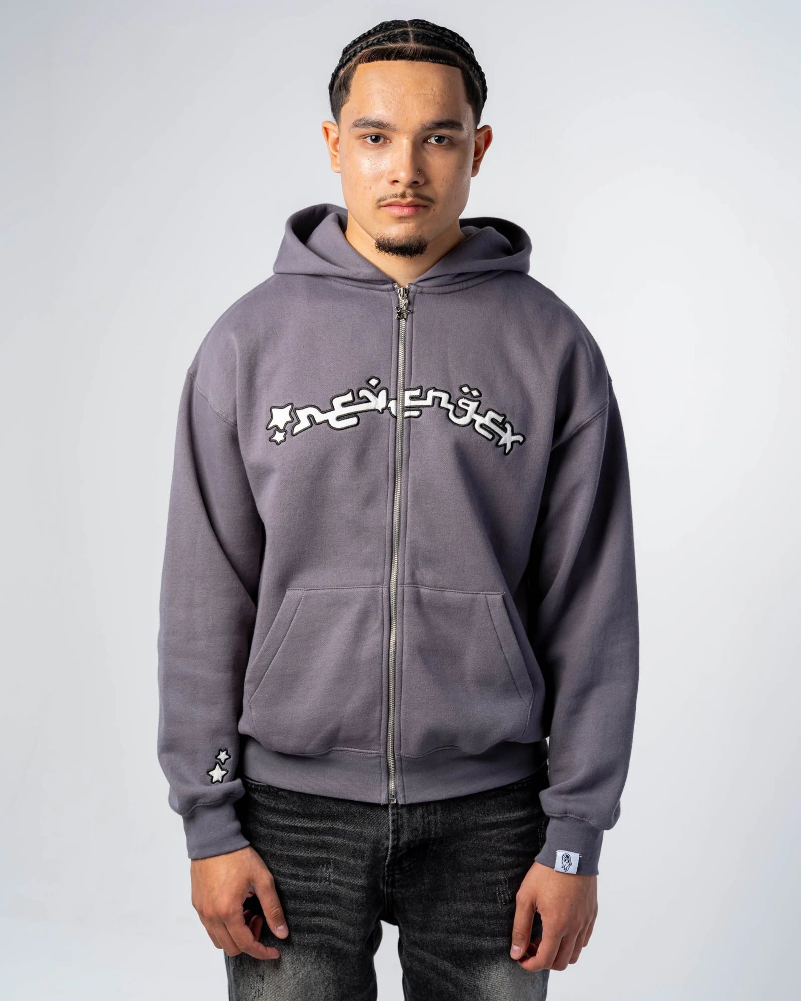 'RVXSTUDIO' ZIP UP [GREY]