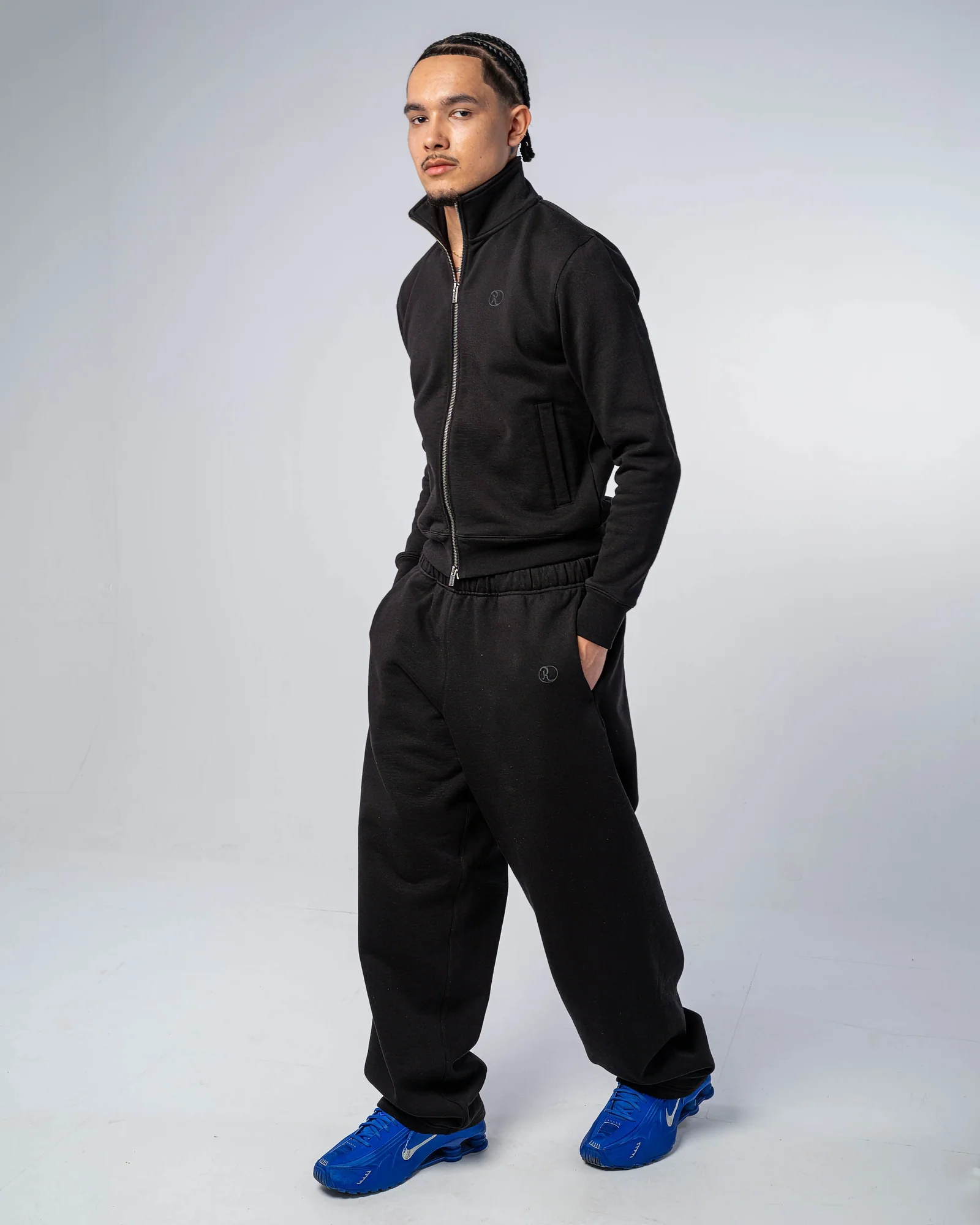 DOUBLE ZIP JACKET [BLACK]