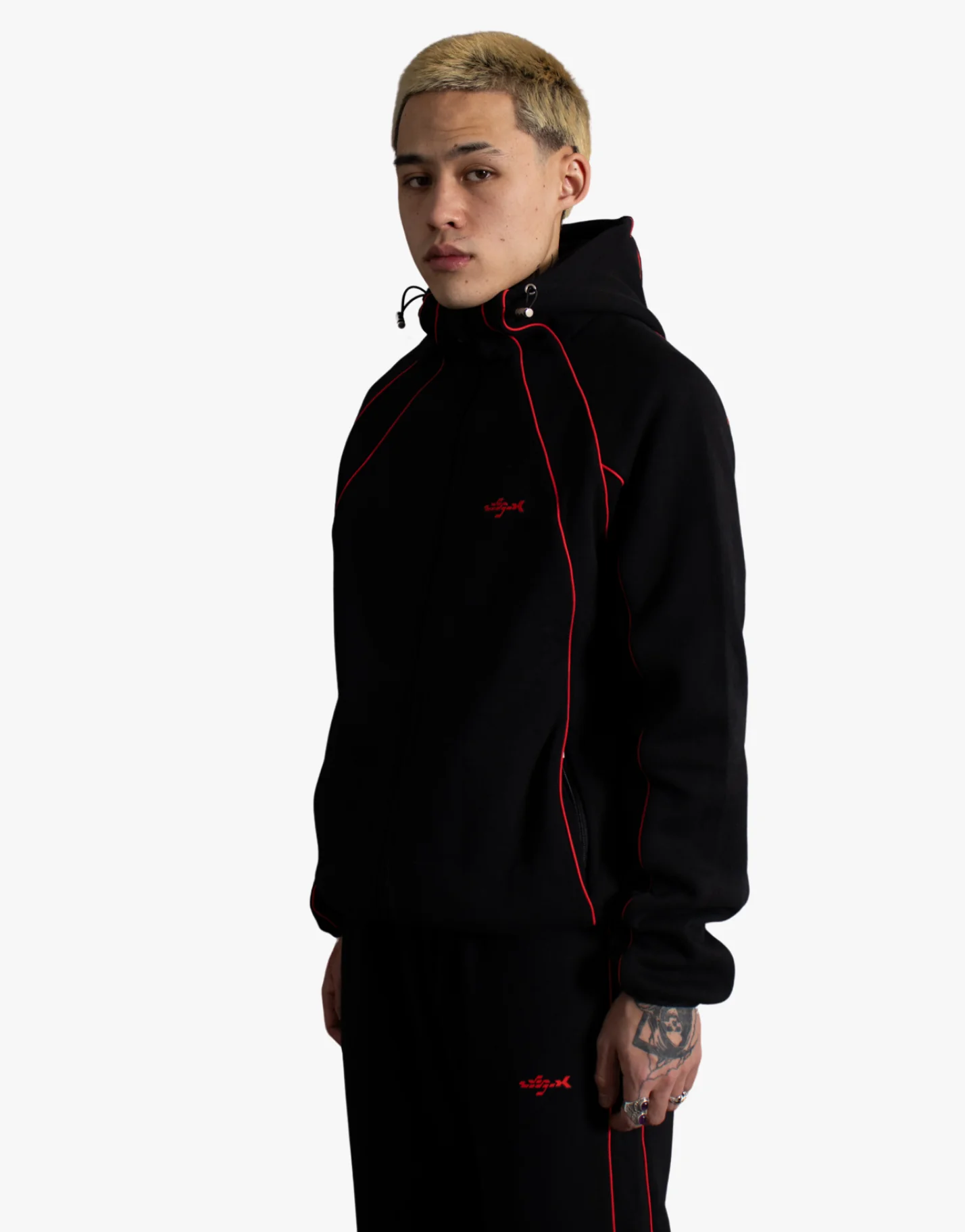 DOUBLE LAYER JACKET [BLACK]