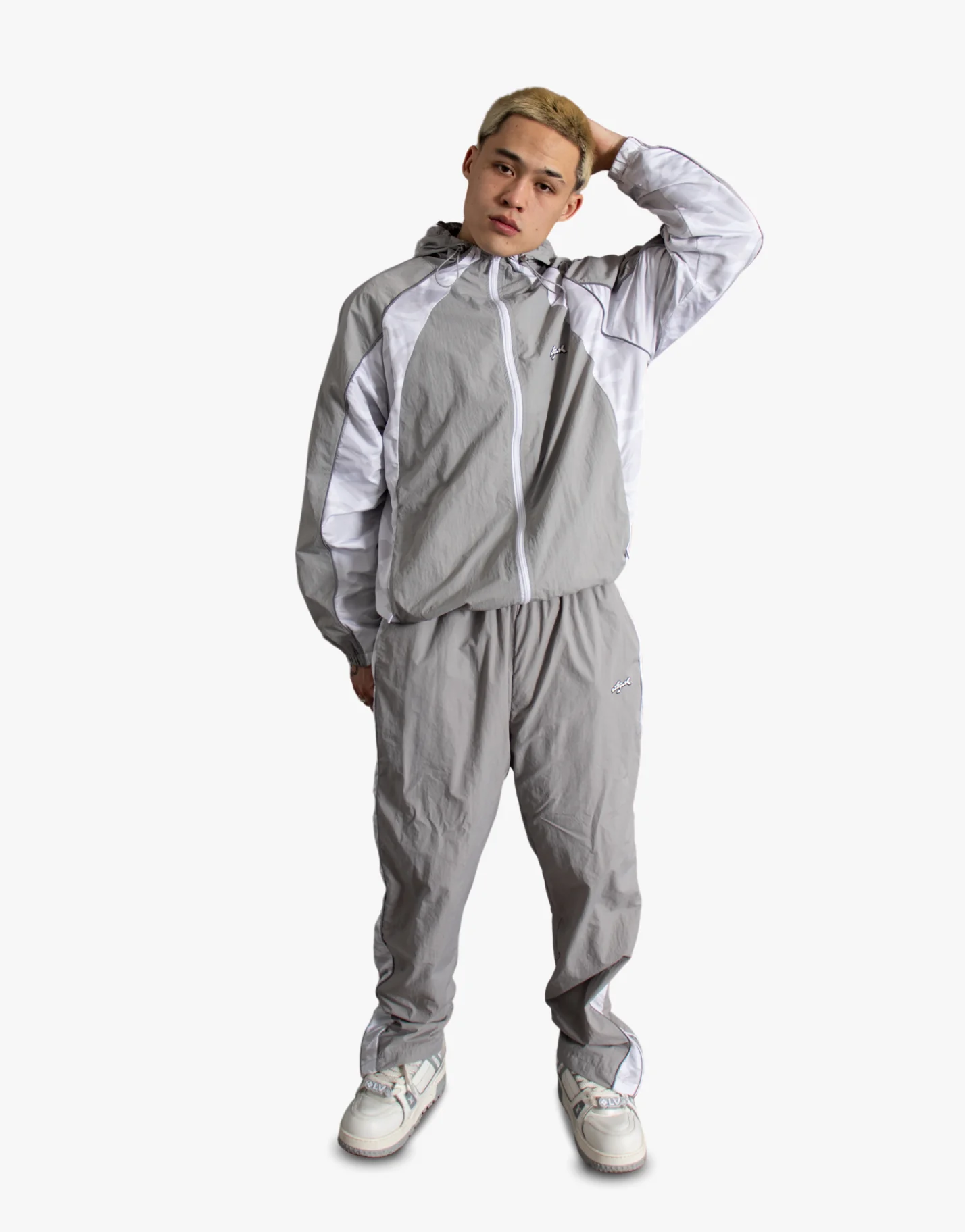 NYLON TROUSERS [GREY]