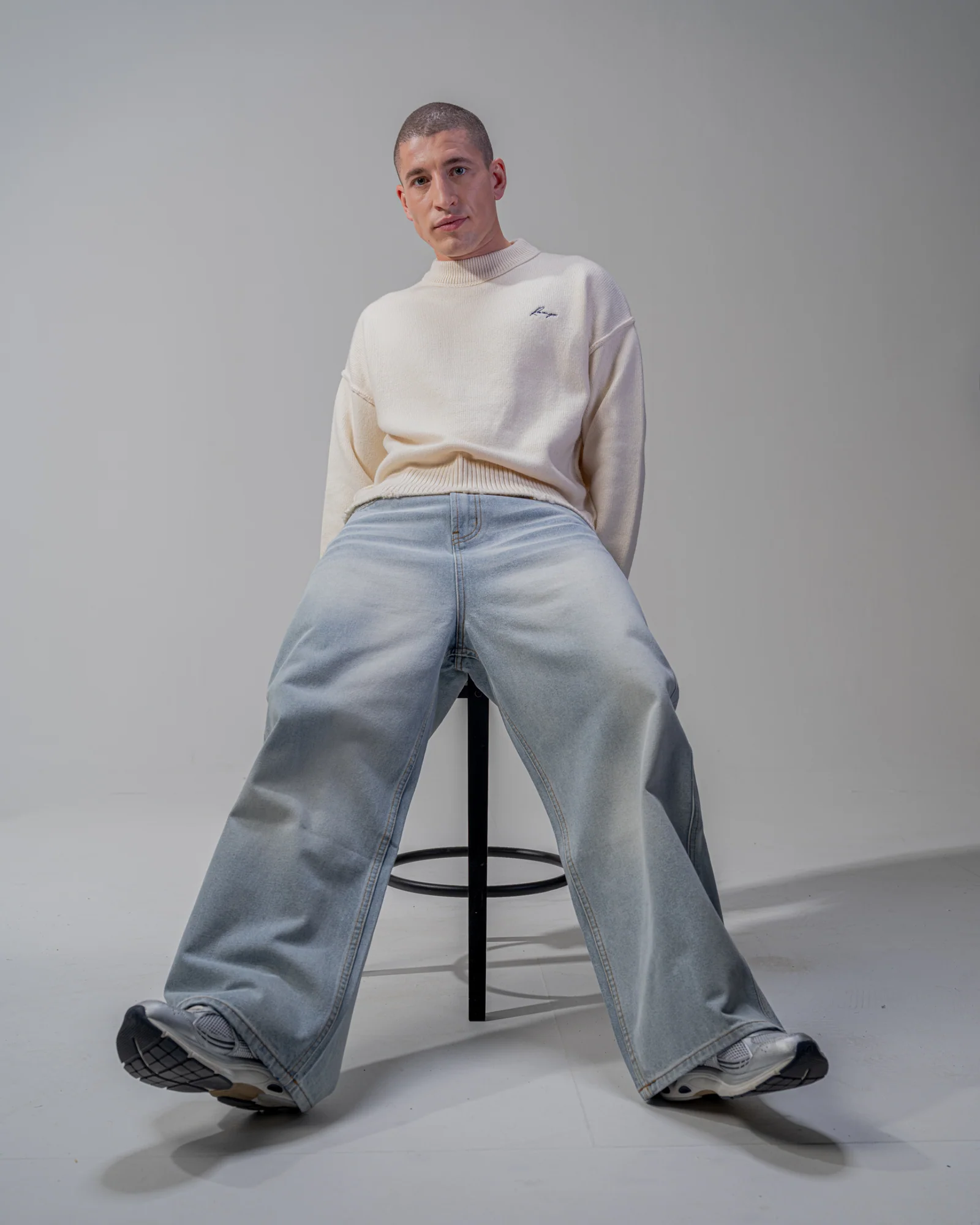 KNIT SWEATER [BEIGE]