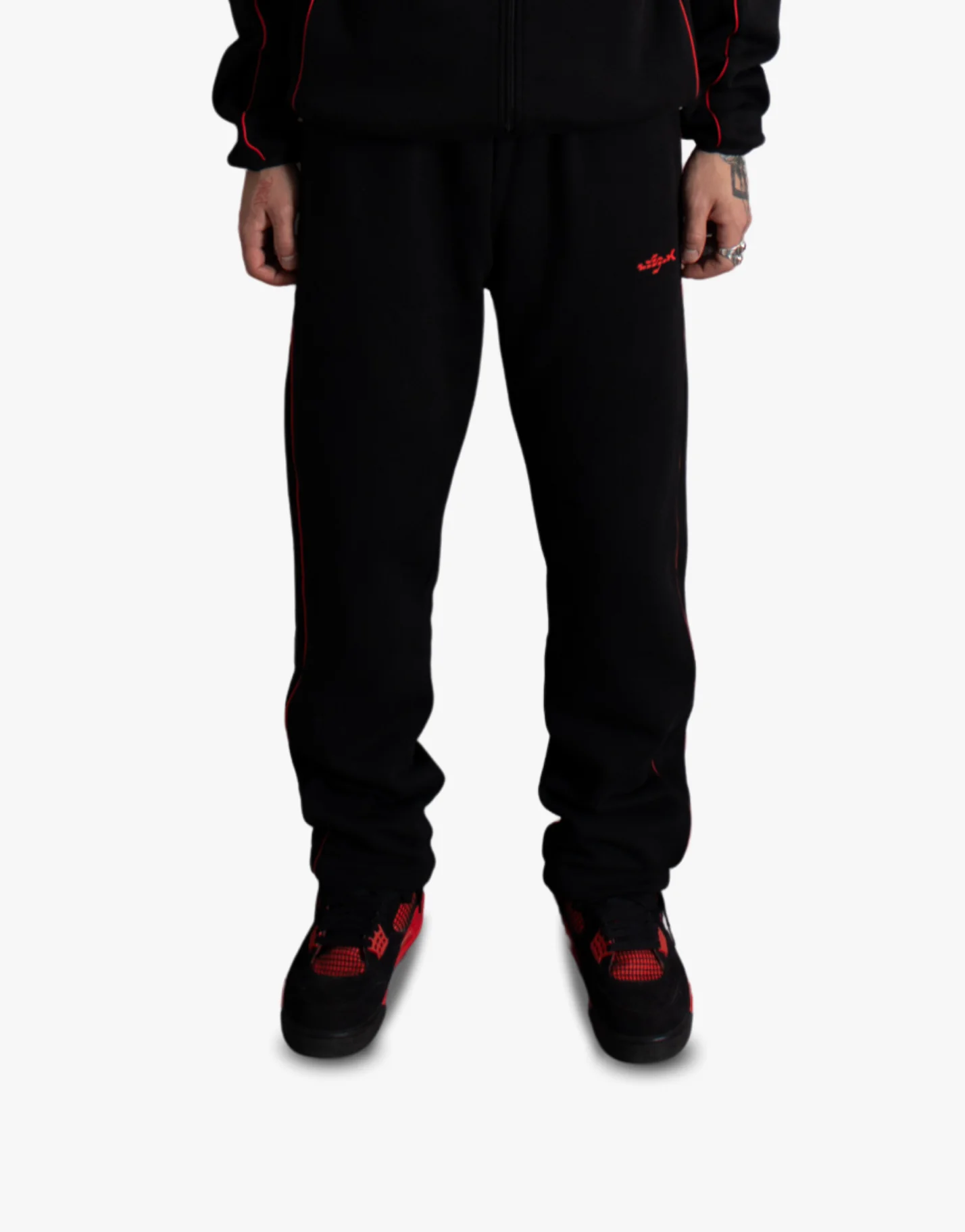 DOUBLE LAYER TROUSERS [BLACK]